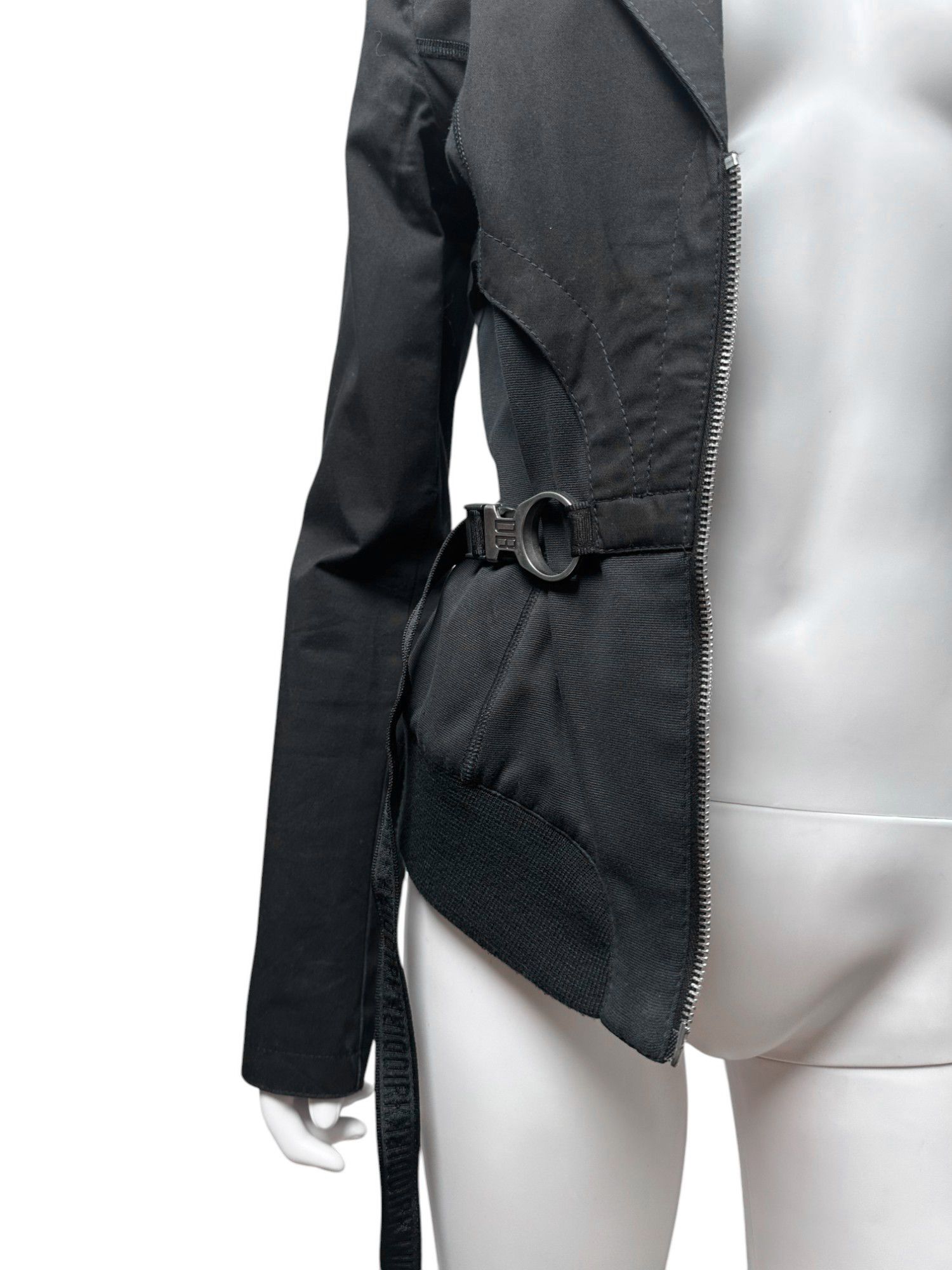 Dirk Bikkembergs S/S 2005 Black Utility Blazer Size L / US 10 / IT 46 - 8 Thumbnail