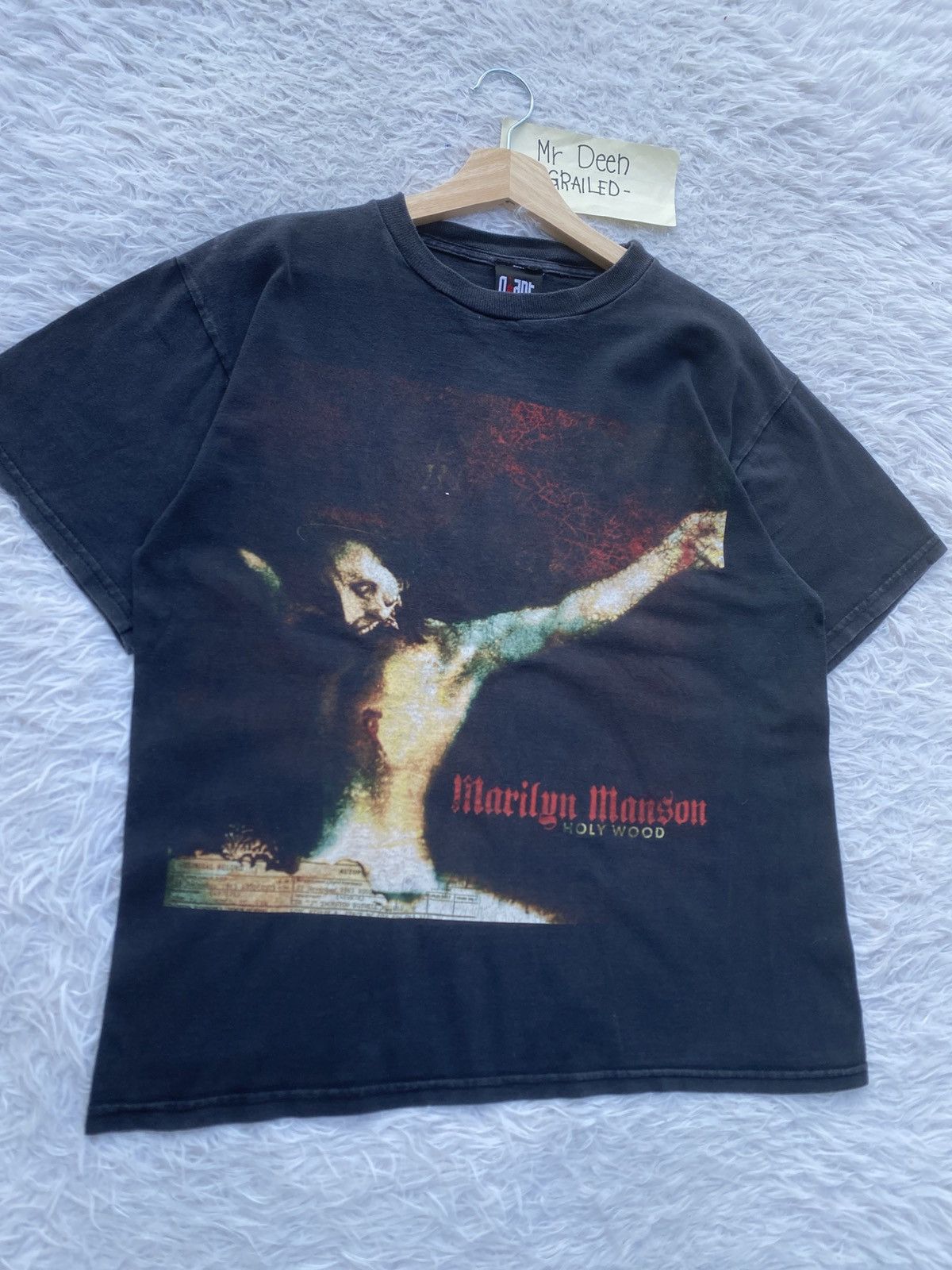 Band Tees Vtg Marylin Manson Guns, God and Government (Holy Wood Era) Size US M / EU 48-50 / 2 - 5 Thumbnail