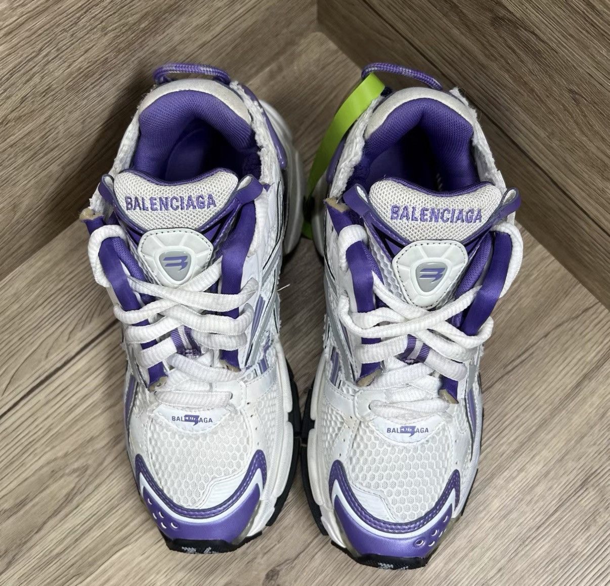 Balenciaga Balenciaga Runner White & Purple Vintage Sneakers J41 Size US 6 / IT 36 - 2 Thumbnail
