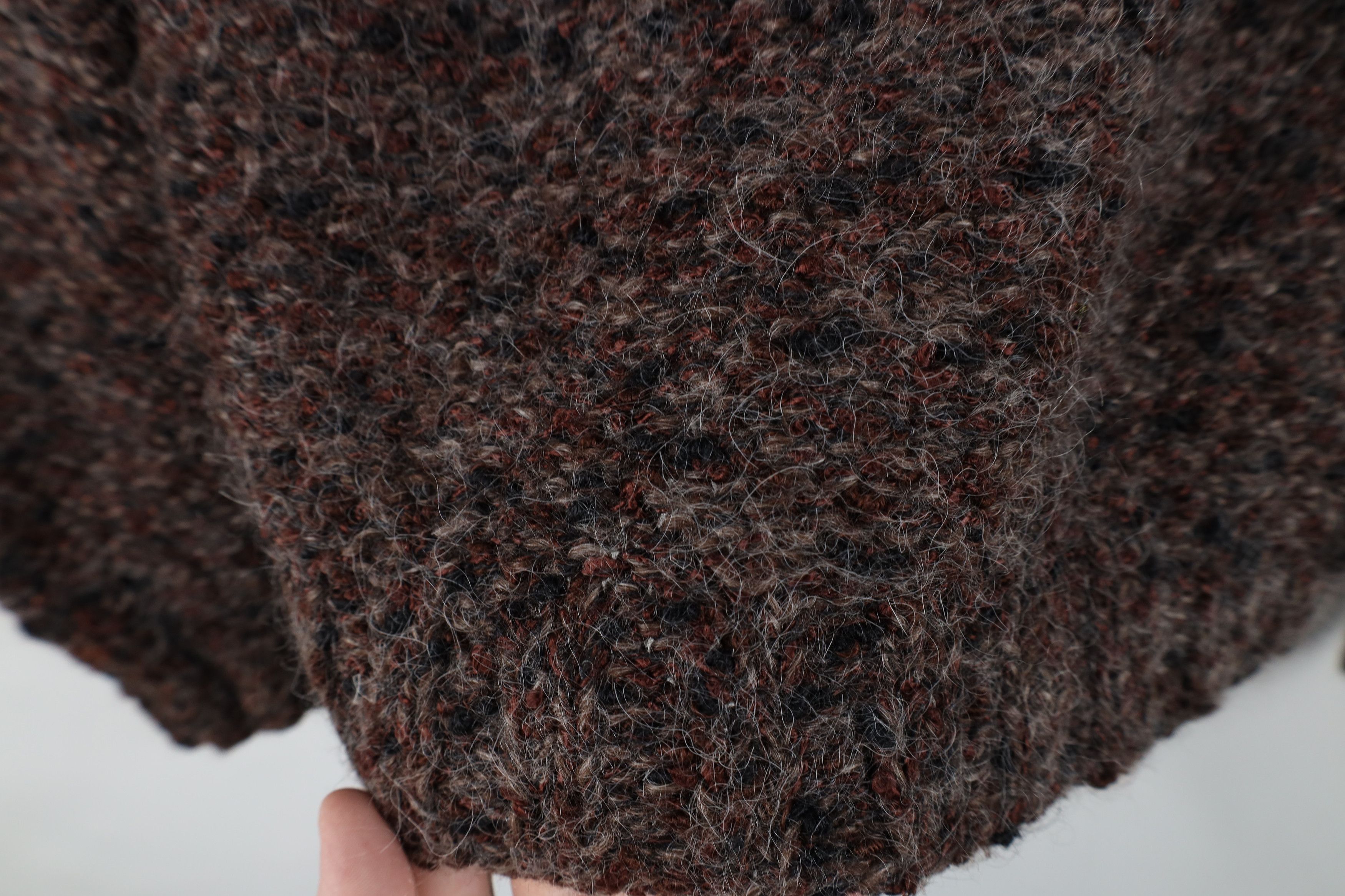 Vintage Vintage 60s Streetwear Mohair Wool Knit Collared Sweater Size S / US 4 / IT 40 - 7 Thumbnail