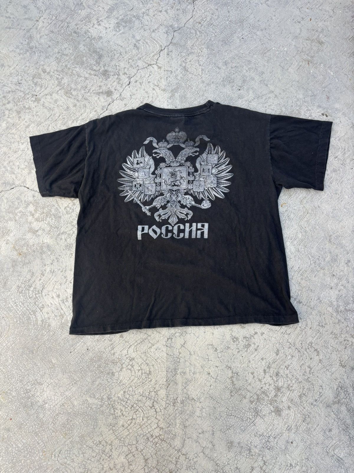 Vintage Vintage 90s Single Stitch Russia T Shirt Size US L / EU 52-54 / 3 - 2 Thumbnail