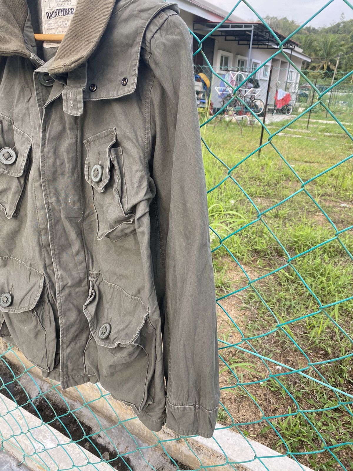 Japanese Brand AW Back Number Parka Jacket Size L / US 10 / IT 46 - 6 Thumbnail