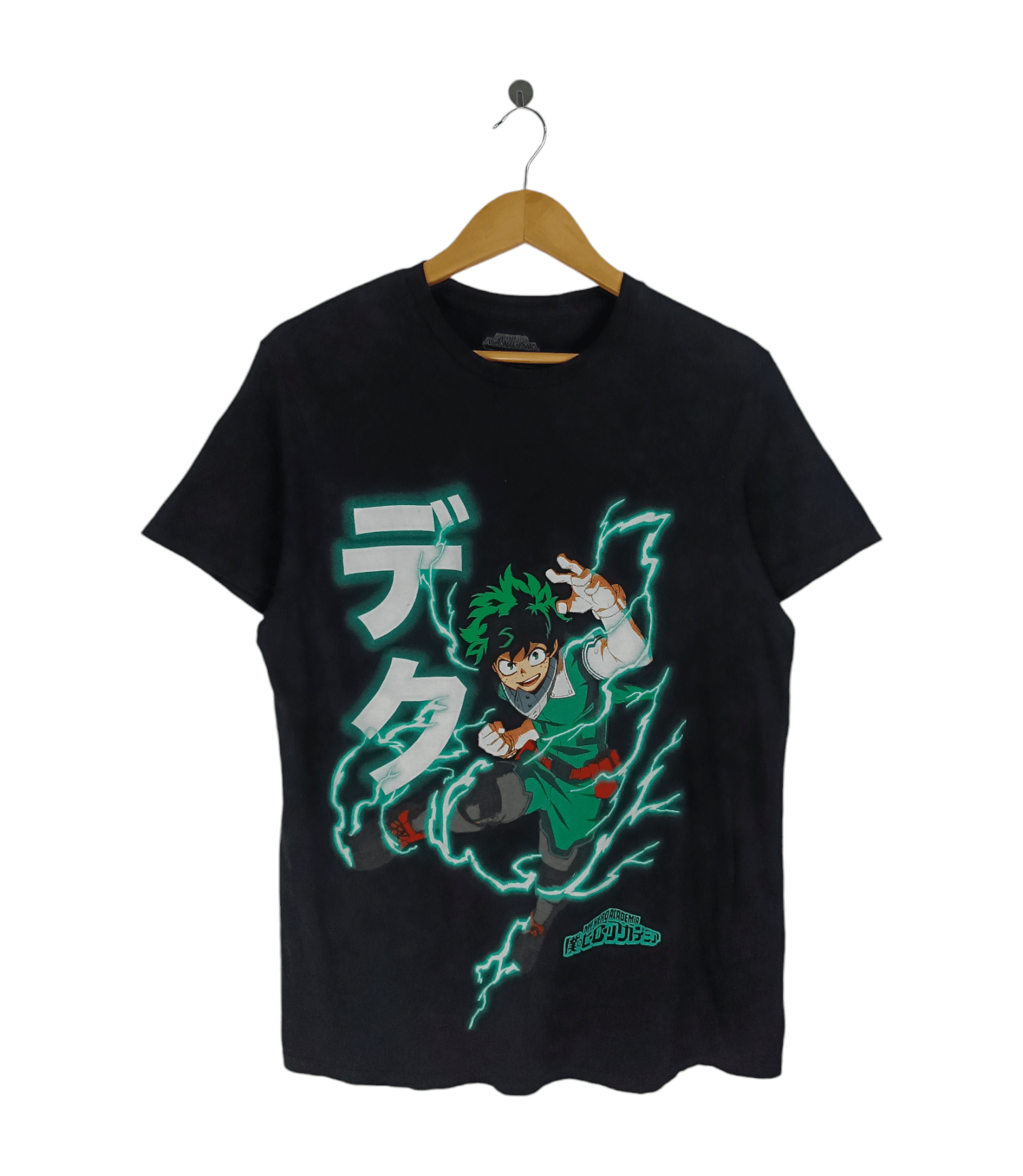 Anime VINTAGE MY HERO ACADEMIA DEKU LIGHTNING POWER TEE bleach Size US M / EU 48-50 / 2 - 1 Thumbnail