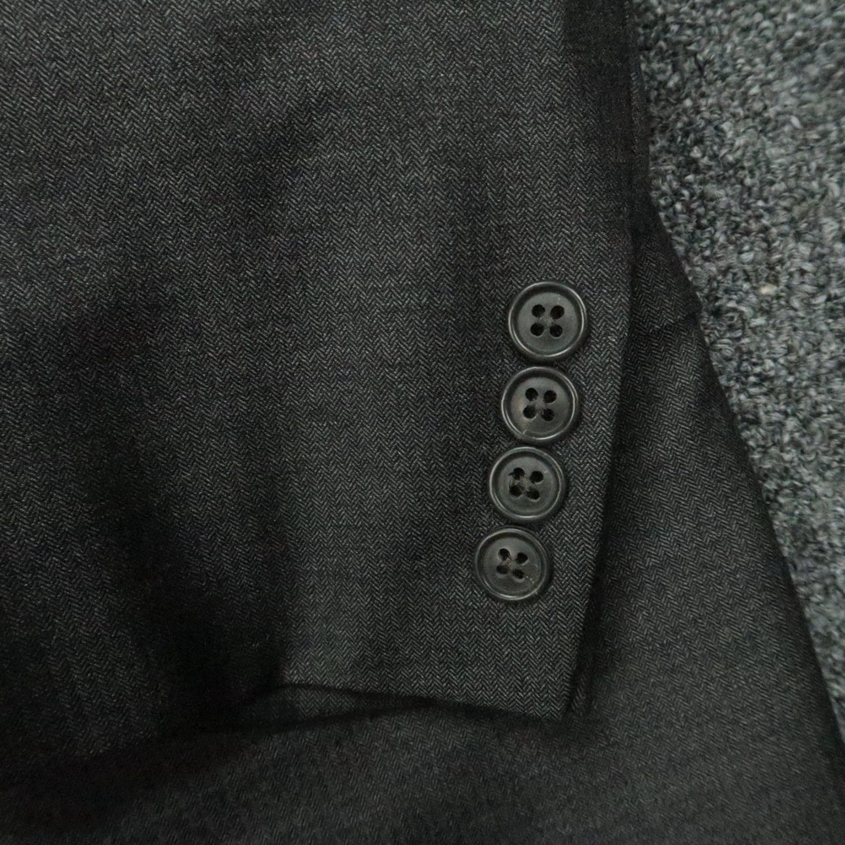 Ermenegildo Zegna Ermenegildo Zegna Blazer 42L Mens Gray Worsted Super 120s Wool Suit Jacket Size 42R - 7 Thumbnail