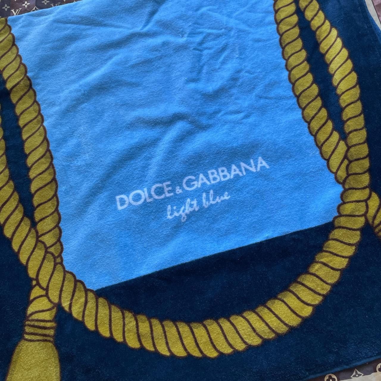 Dolce & Gabbana D&G “Light Blue” Towel Size ONE SIZE - 3 Thumbnail
