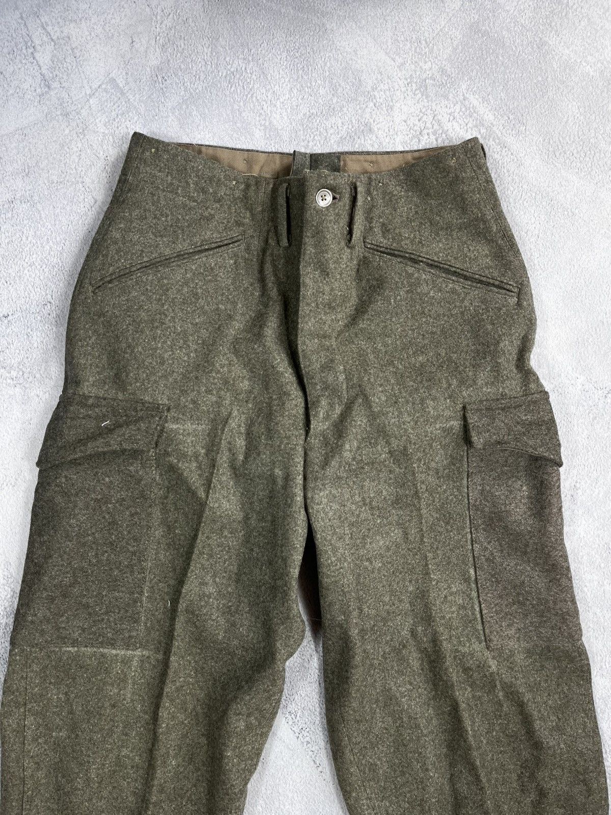 Vintage Vintage Trousers wool cargo military luxury style Size US 30 / EU 46 - 3 Thumbnail