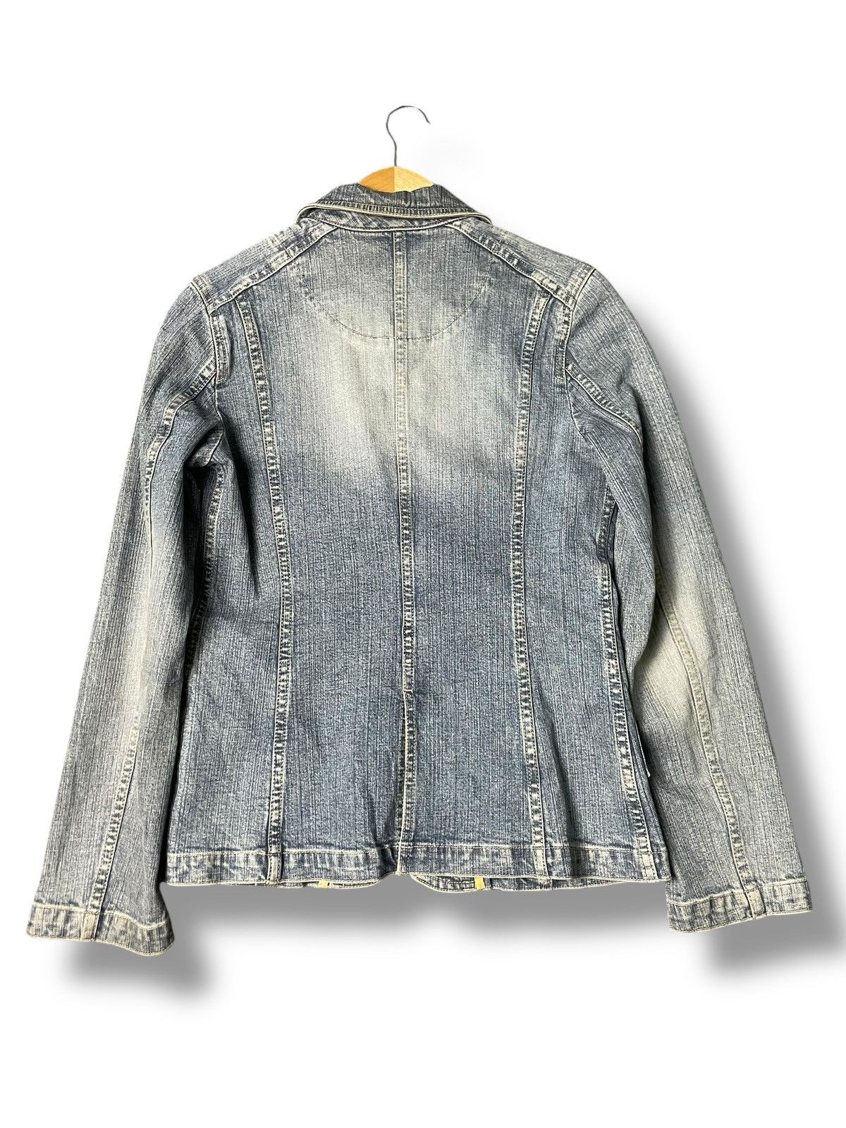 Japanese Brand × Vintage OZOC Japanese Brand Tailored Denim Jacket (84) Size US XXS / EU 40 - 7 Thumbnail