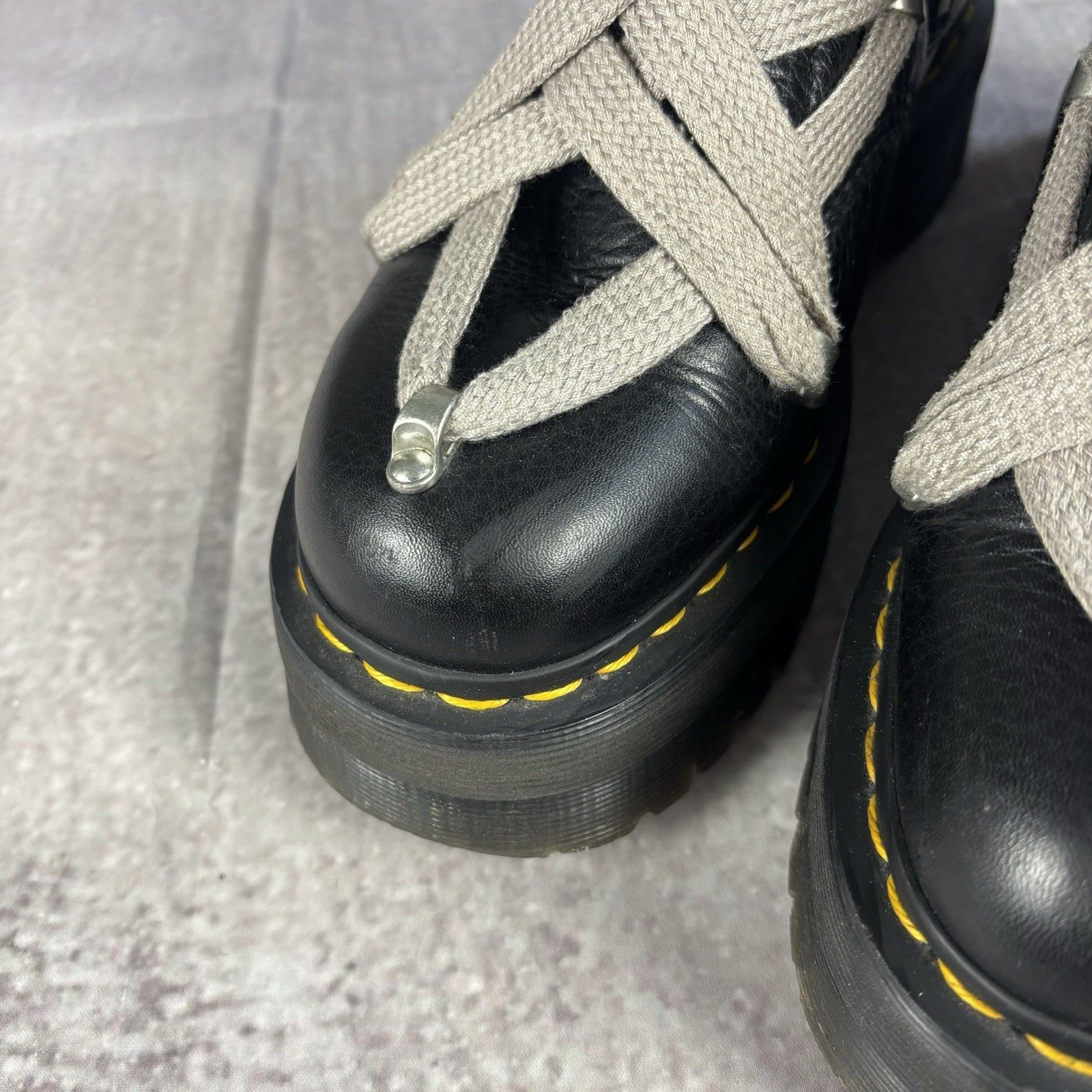 Dr. Martens × Rick Owens Rick Owens X DR. doc martens Megalace 1460 Size US 8 / EU 41 - 5 Thumbnail