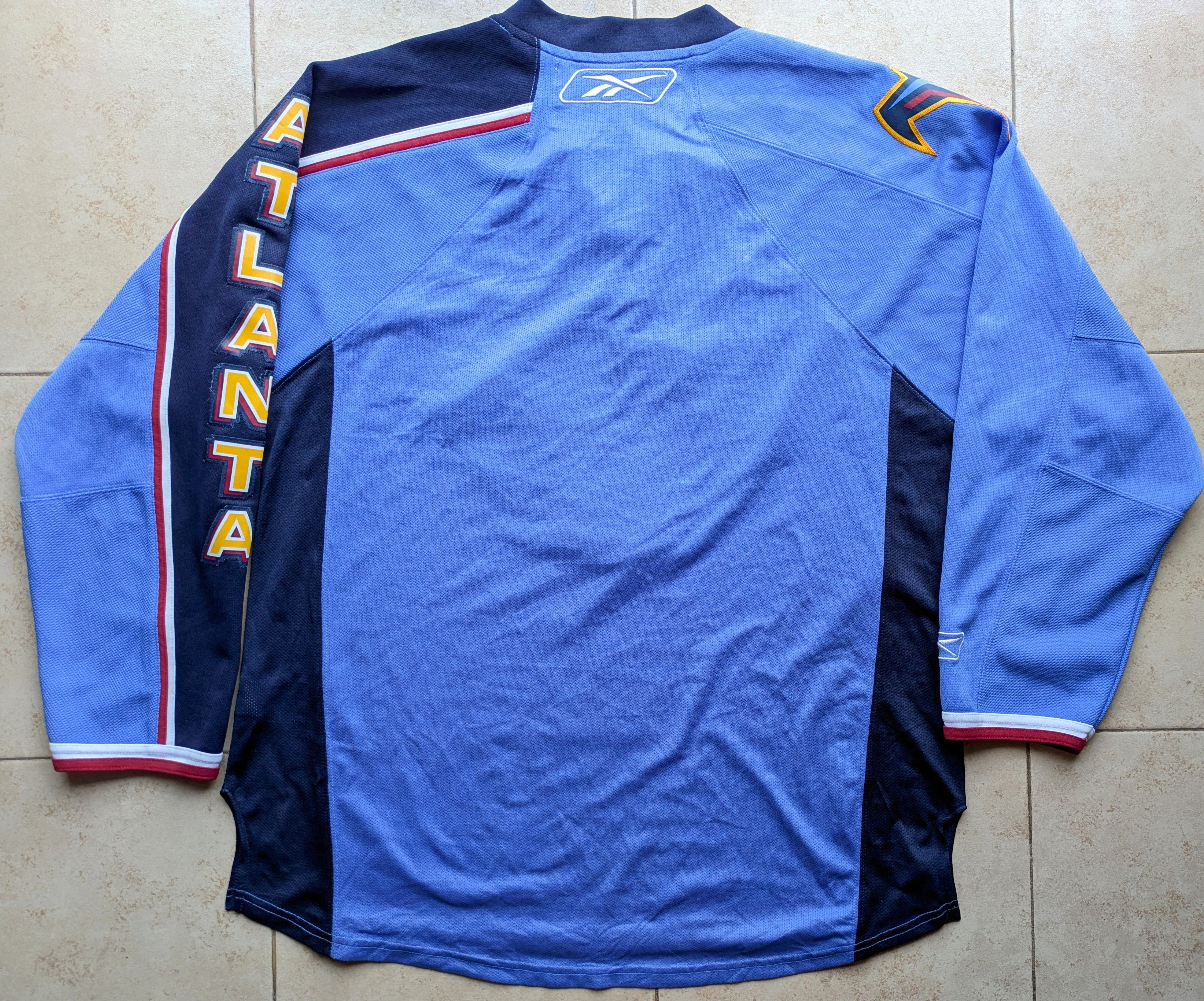 NHL Atlanta Thrashers 2000s Rbk Premier jersey blue NHL vintage Size US L / EU 52-54 / 3 - 4 Thumbnail