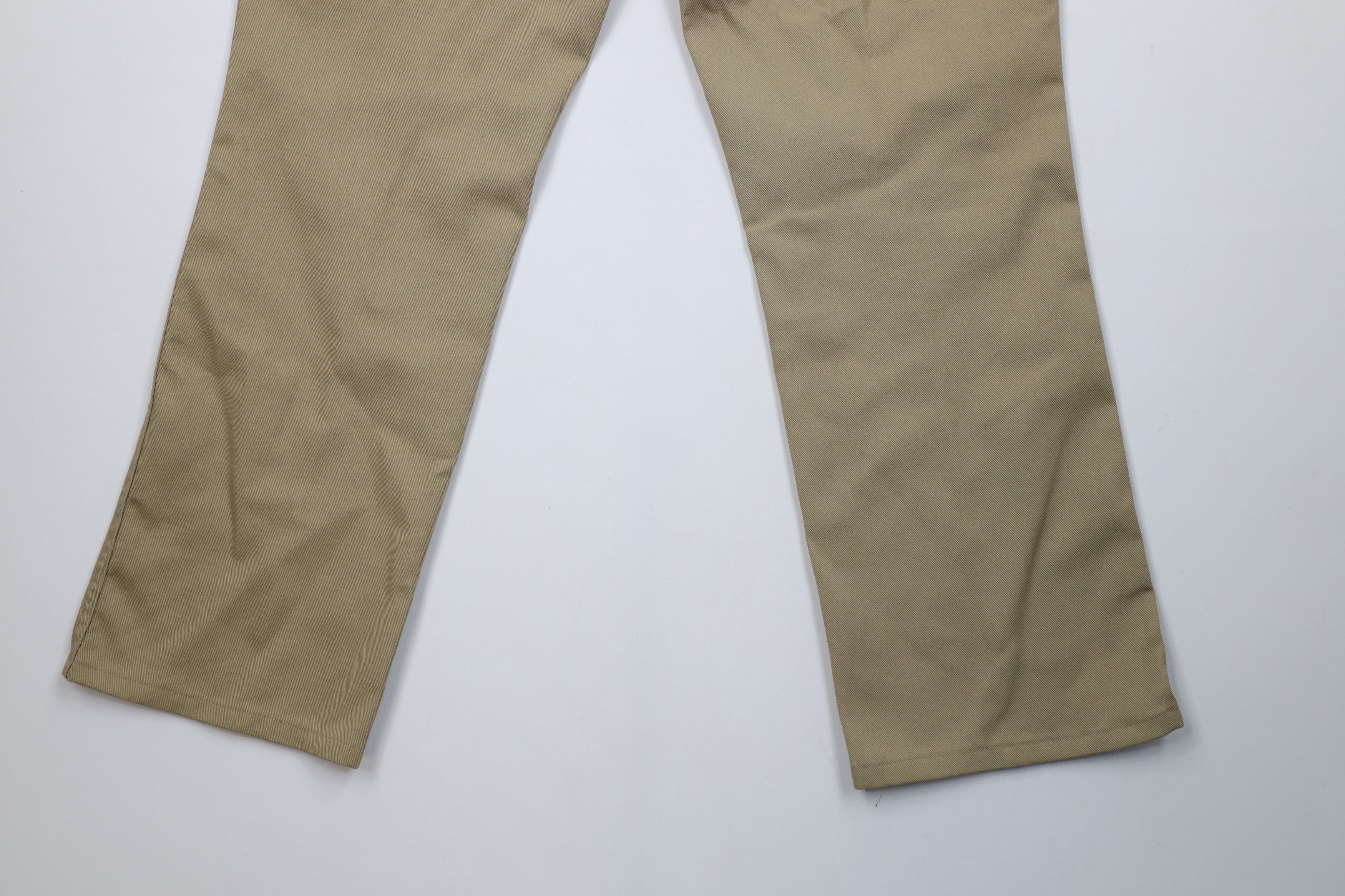 Dickies × Vintage Vintage 70s Dickies Workwear Wide Leg Pants Beige USA Size US 38 / EU 54 - 11 Thumbnail