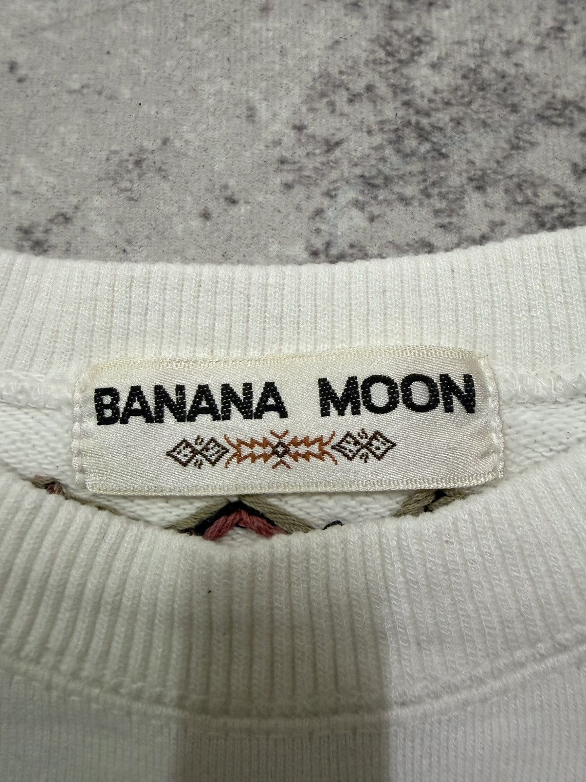 Native Vintage Banana Moon Native American Cropped Sweatshirt Size M / US 6-8 / IT 42-44 - 7 Thumbnail