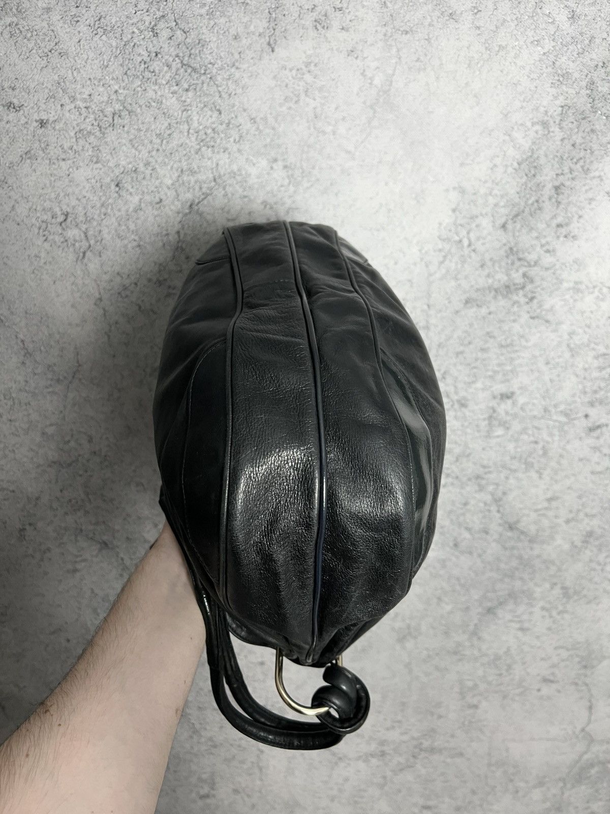 Vintage See By Chloe Leather Shoulders Bag 90s Black Y2K Lux