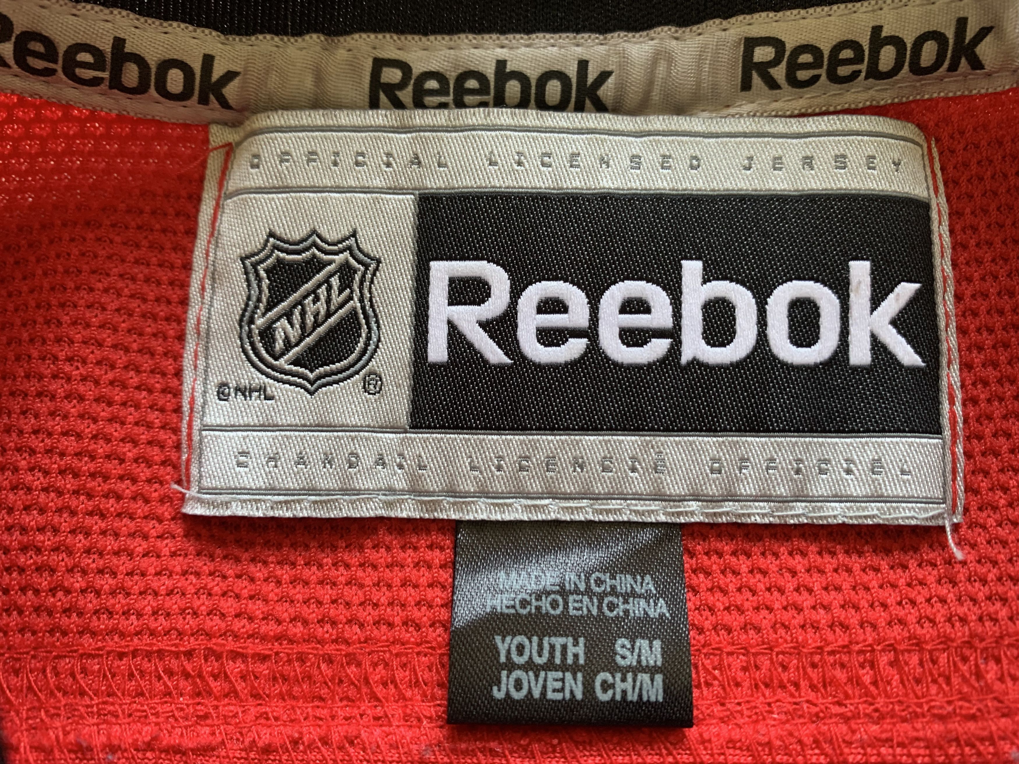 NHL × Reebok Reebok Chicago Blackhawks Hockey Youth Jersey #88 Size US XXS / EU 40 - 9 Thumbnail