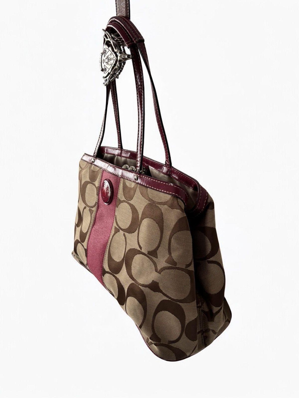 Coach × Vintage Vintage Coach Monogram Canvas bag Size ONE SIZE - 4 Thumbnail