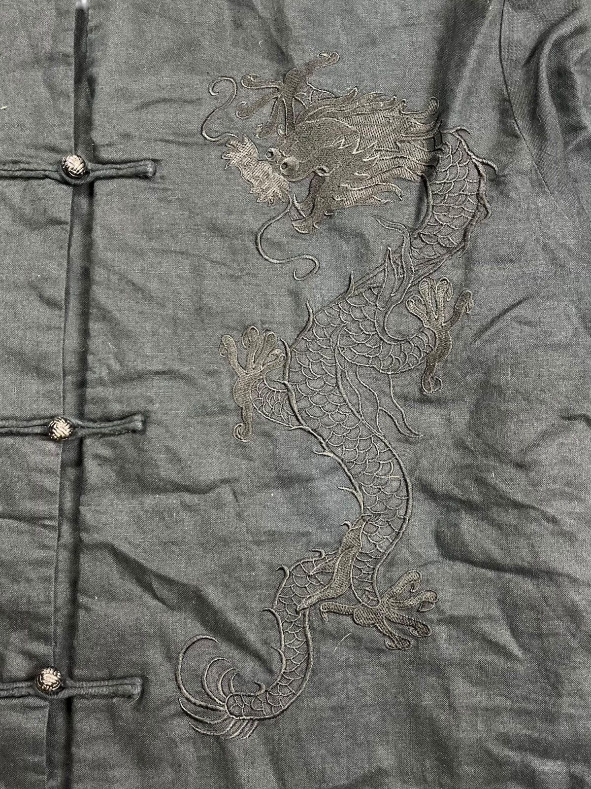 Yohji Yamamoto Yohji Yamamoto Mainline - Dragon Cheongsam Shirt Size US L / EU 52-54 / 3 - 9 Thumbnail