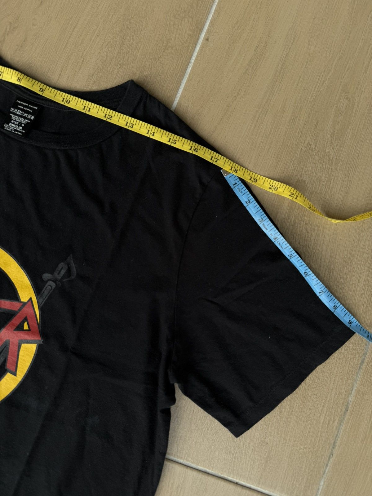 Number (N)ine Number (N)ine Black Like Slayer Tee Sise 5 Size US L / EU 52-54 / 3 - 10 Thumbnail