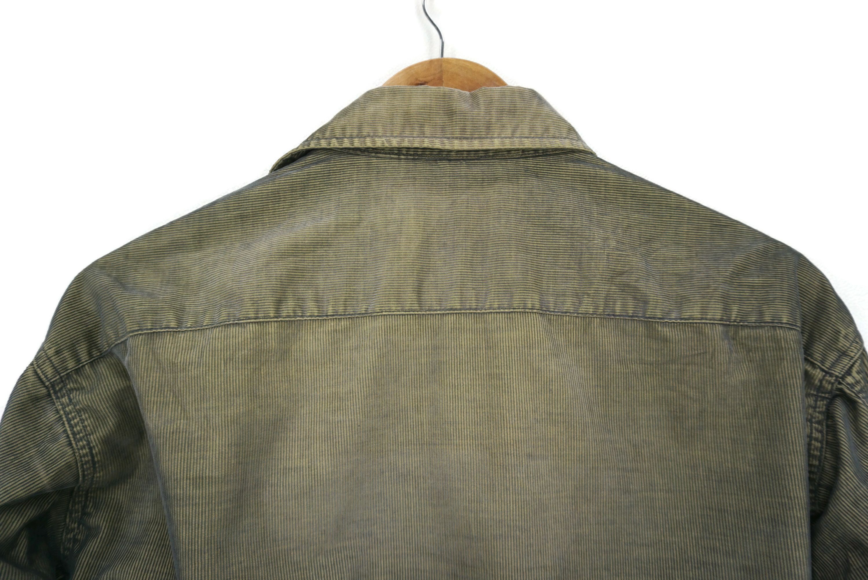 Mason's Iridescent Shirt Patchwork Twill Fabric Made in Italy Size US L / EU 52-54 / 3 - 9 Thumbnail