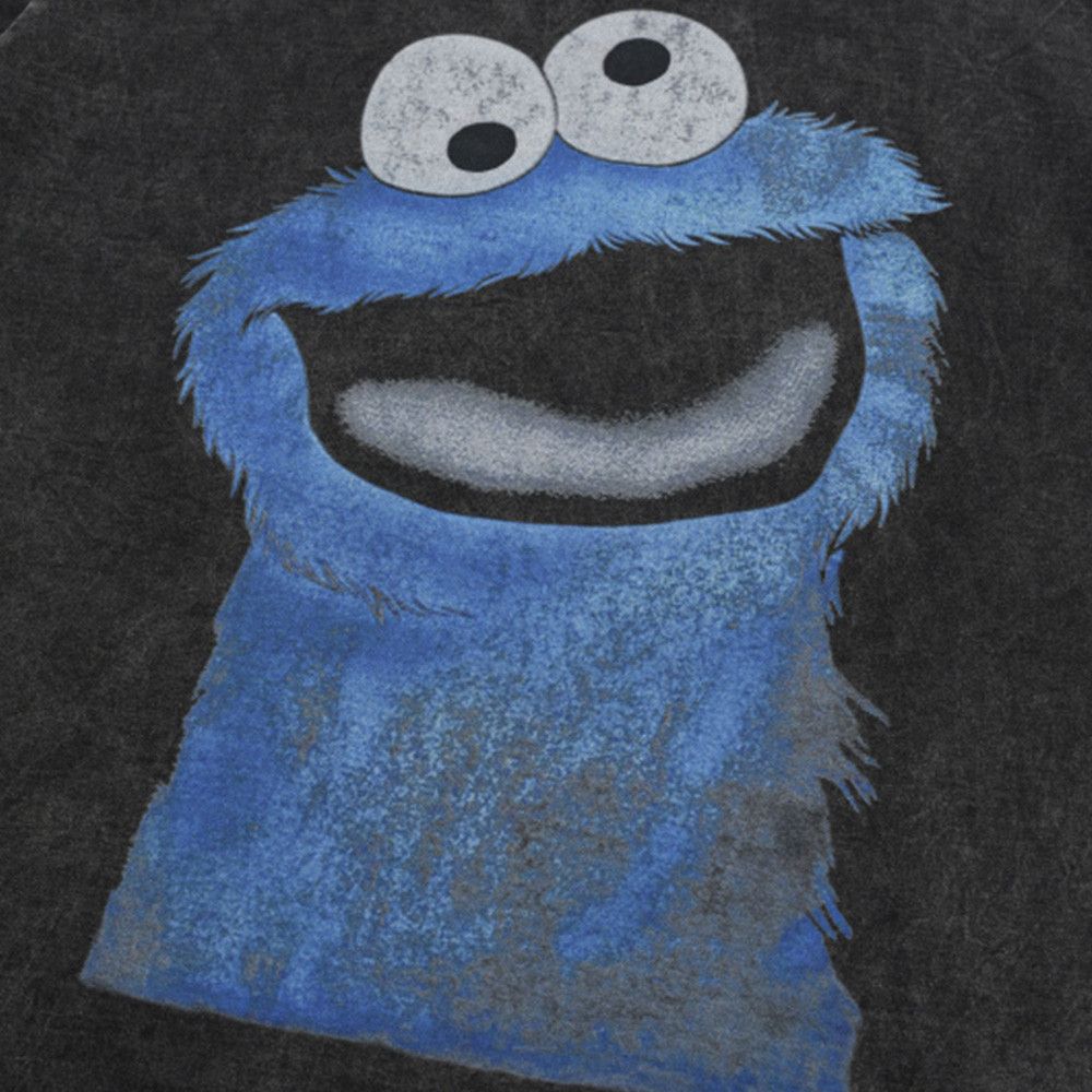 Vintage Men's Vintage Washed Distressed T-Shirt with Cartoon Print Size US L / EU 52-54 / 3 - 4 Thumbnail