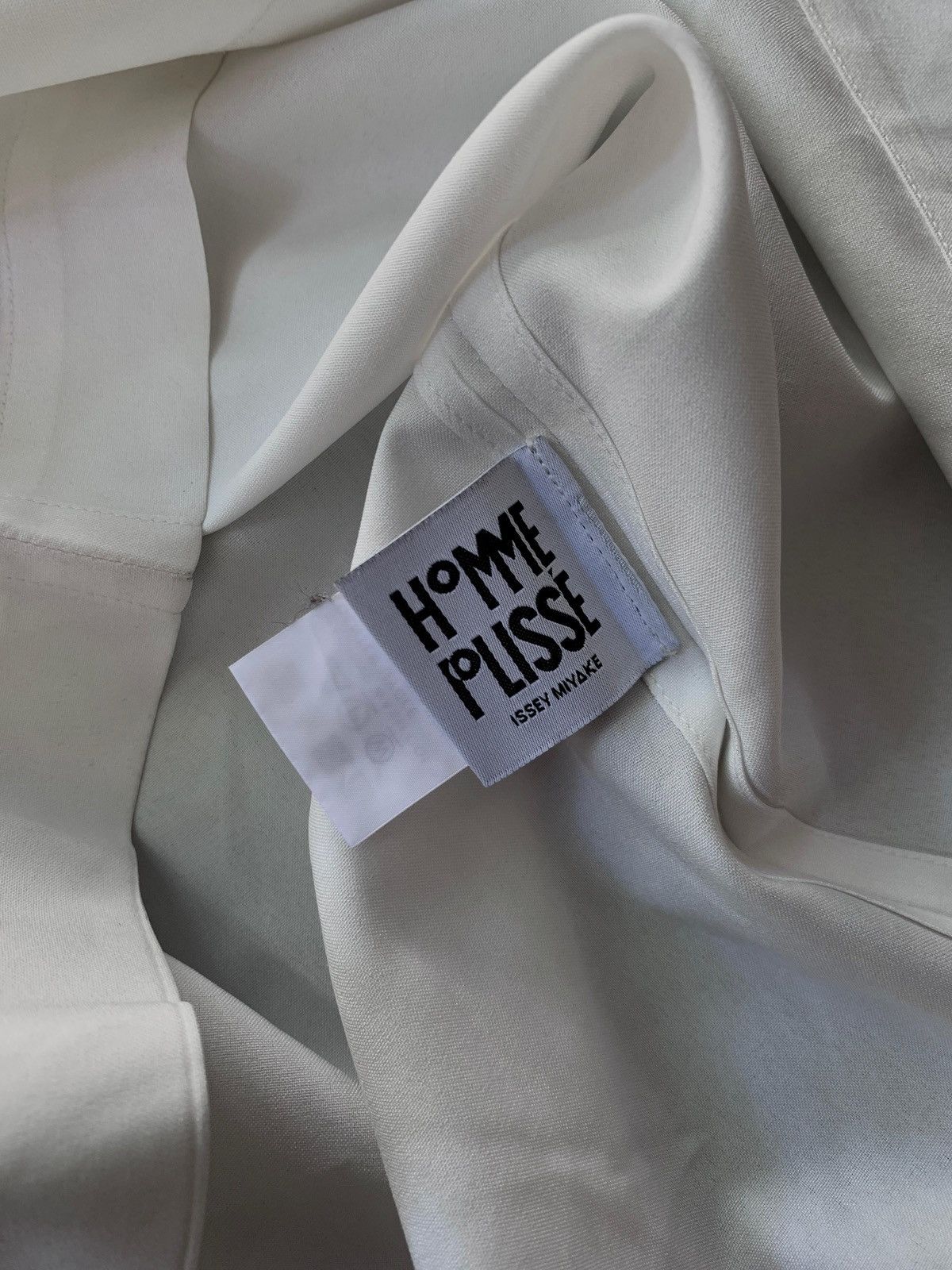 Homme Plisse Issey Miyake FREE TAX! Paneled Two Tone Polyester Ls Shirts Size US L / EU 52-54 / 3 - 5 Thumbnail