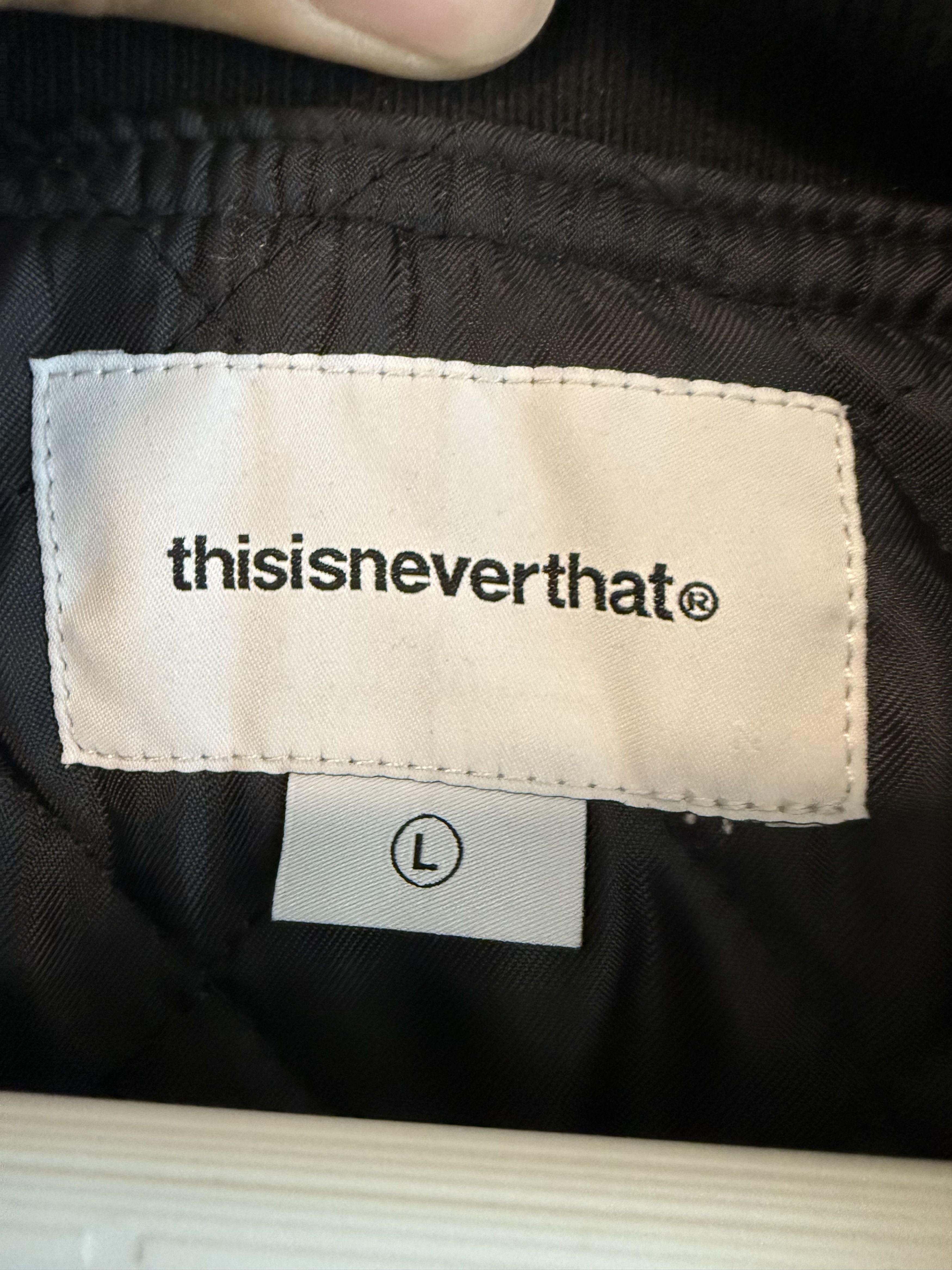 thisisneverthat Black Old Car Varsity Bomber Jacket Size US L / EU 52-54 / 3 - 3 Thumbnail