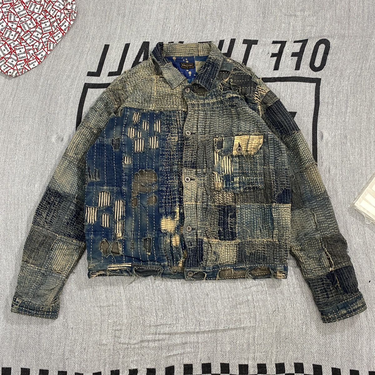 Pre-owned Kapital X Kapital Kountry Kapital Boro 1st Denim Jacket