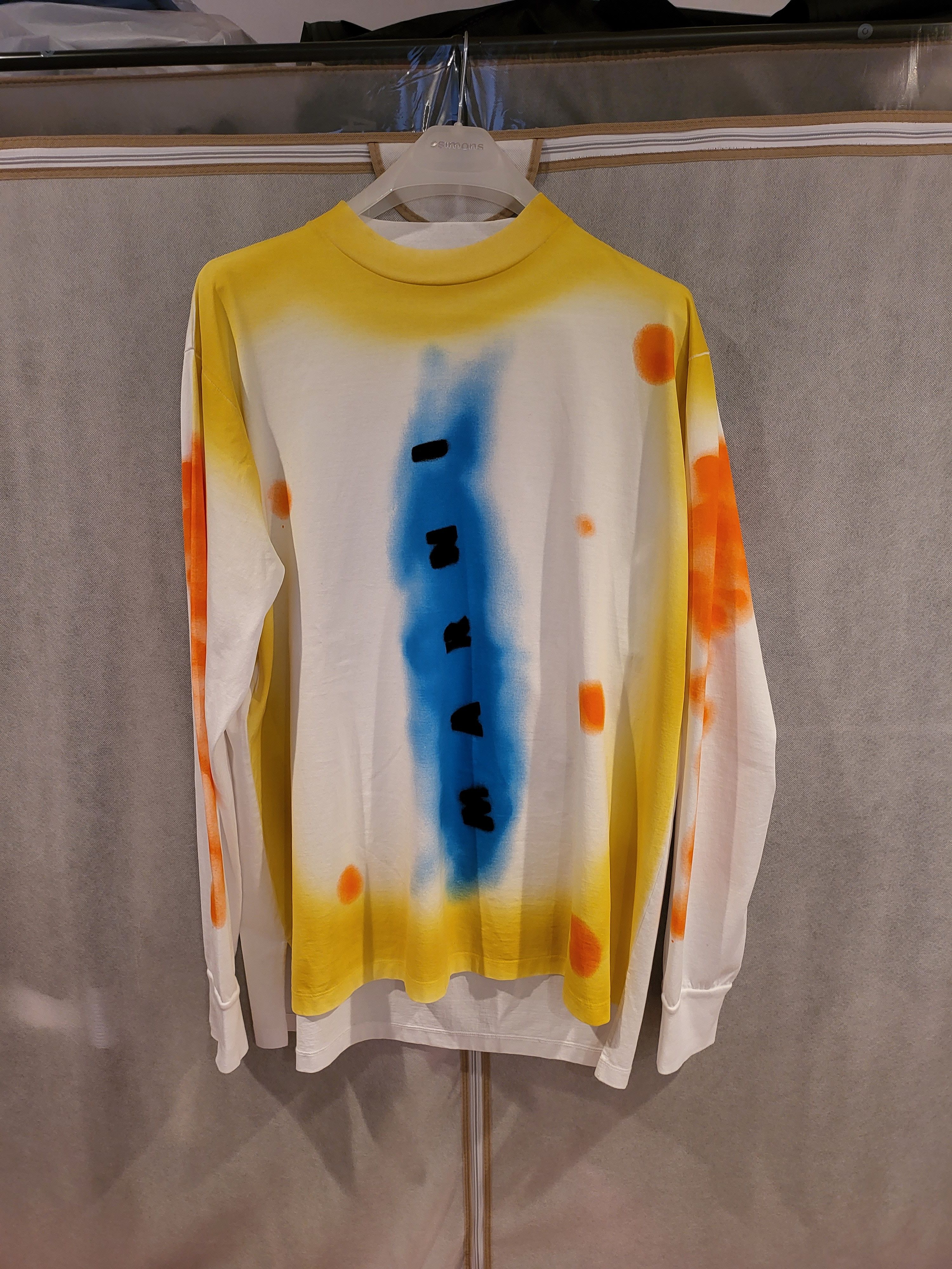 Marni Spray Logo Long Sleeve Top Size US M / EU 48-50 / 2 - 3 Thumbnail