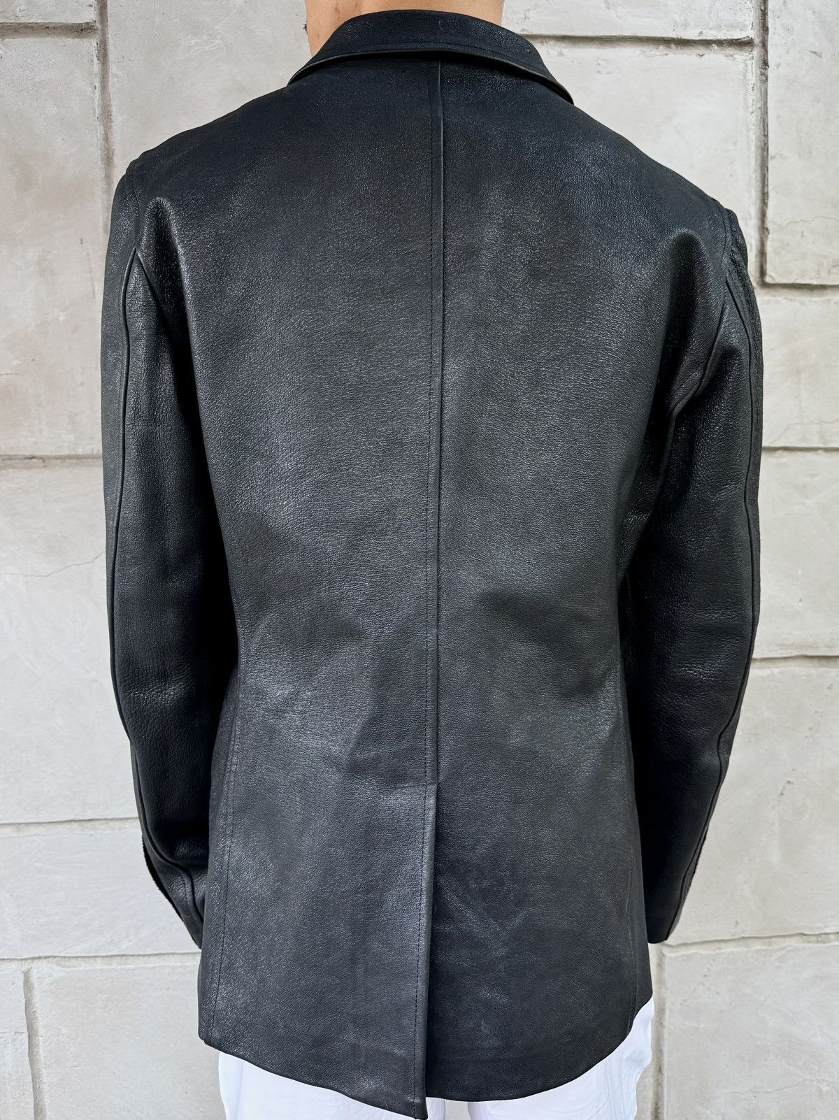 Comme des Garcons Comme Des Garcons Homme - 2007 - Pig Skin Leather Blazer Size US L / EU 52-54 / 3 - 25 Thumbnail