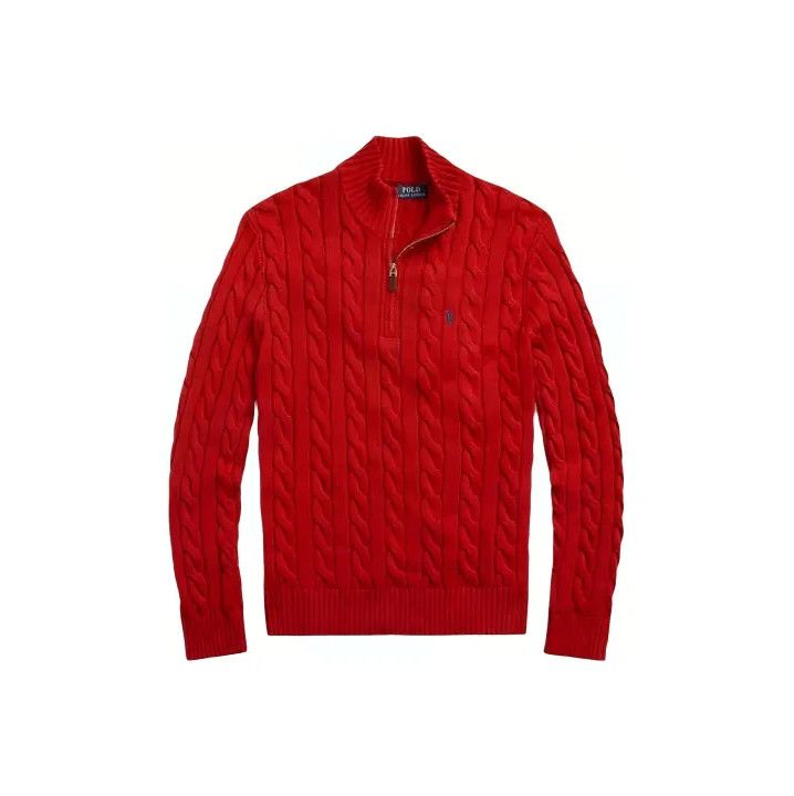 Polo Ralph Lauren Polo Ralph Lauren SS24 Cable Knit Logo Sweater Size US M / EU 48-50 / 2 - 1 Thumbnail