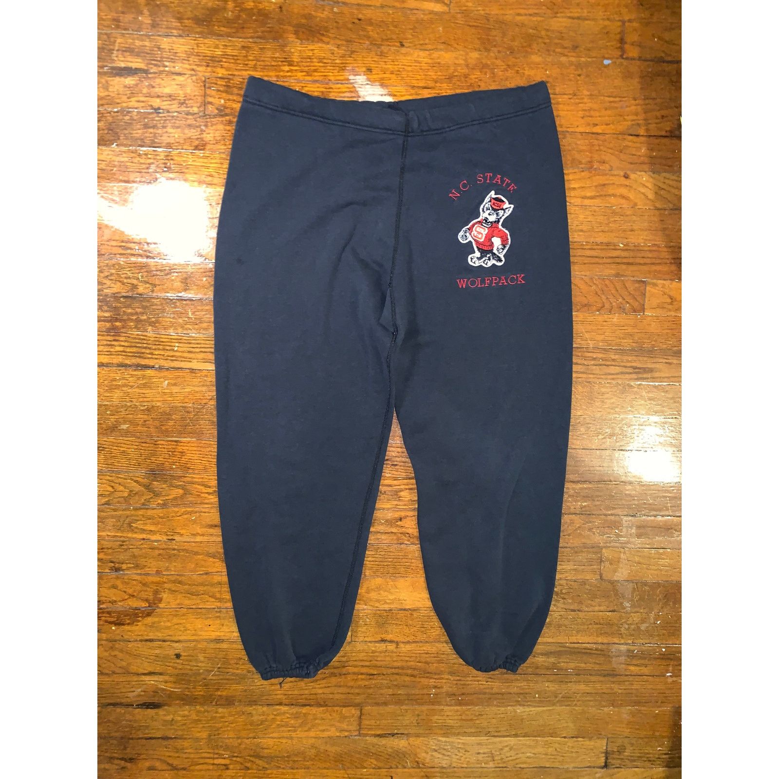 NCAA × Other × Vintage Vtg NC State Wolfpack Sweatpants XL USA Athletic Black NCAA Size US 38 / EU 54 - 1 Thumbnail