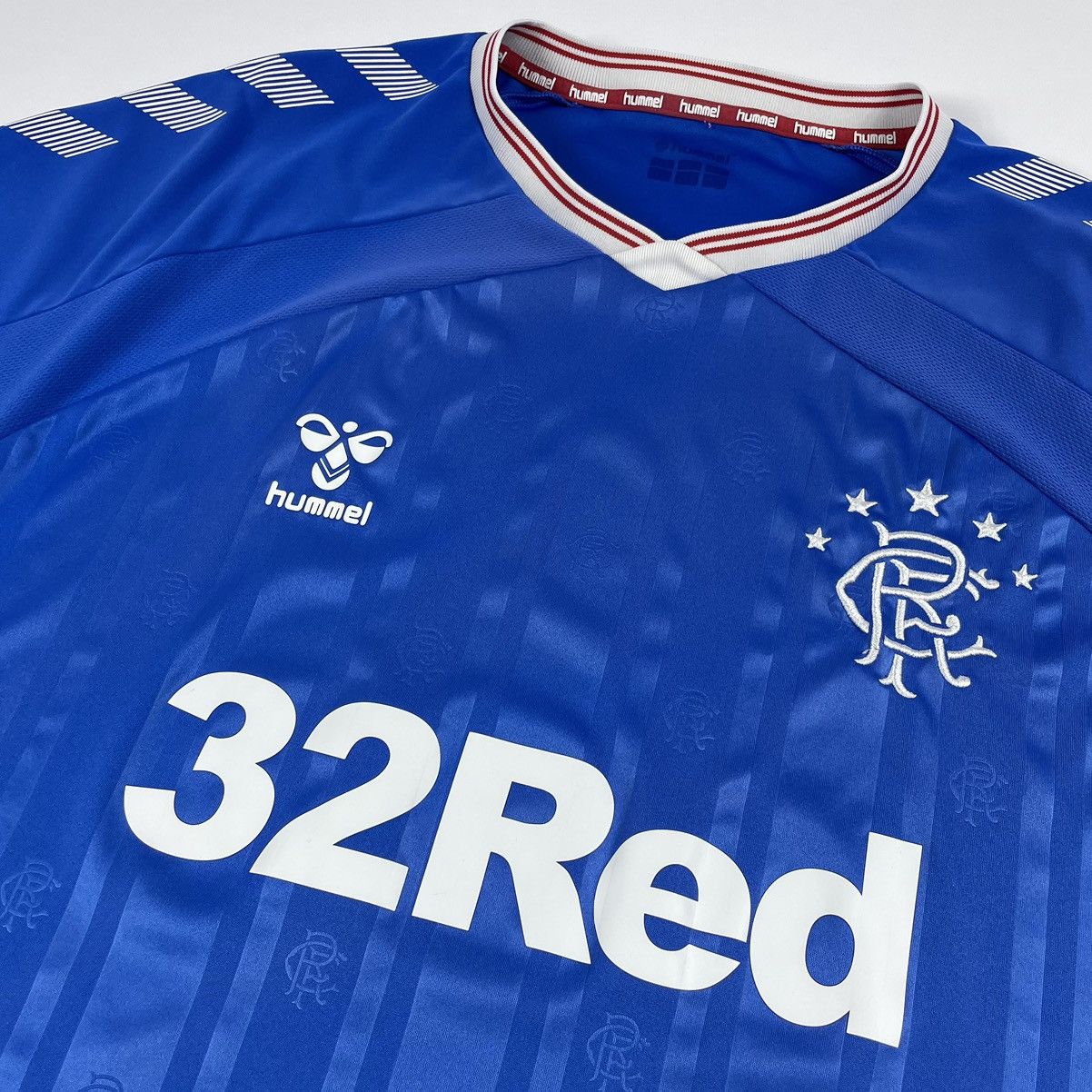Hummel Hummel Glasgow Rangers 2019/20 Home Soccer Jersey Size US XXL / EU 58 / 5 - 7 Thumbnail
