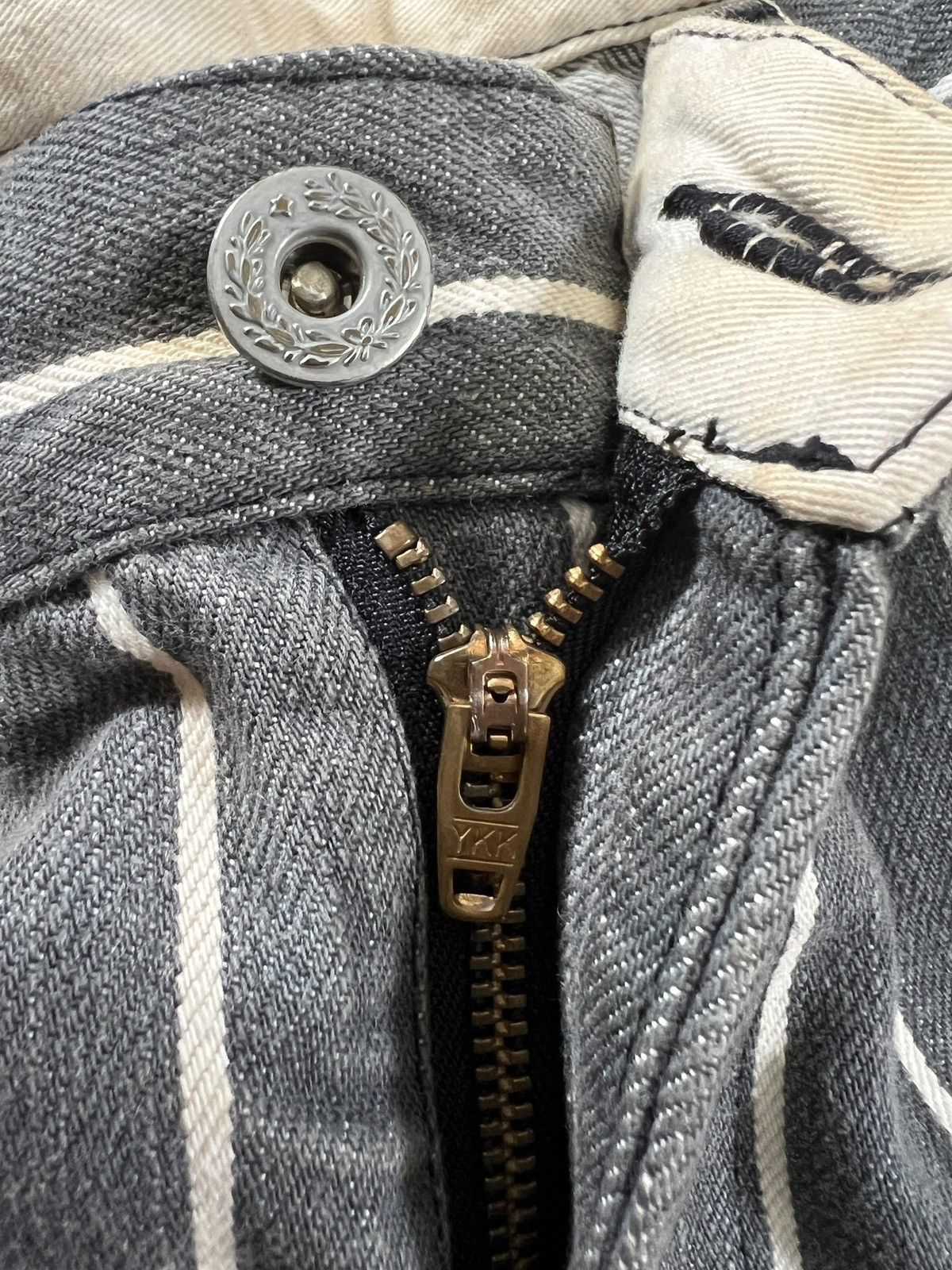 Beams Plus × Remi Relief Beams x Remi Relief Hickory Stripes Balloon Denim Pants Size US 31 - 7 Thumbnail