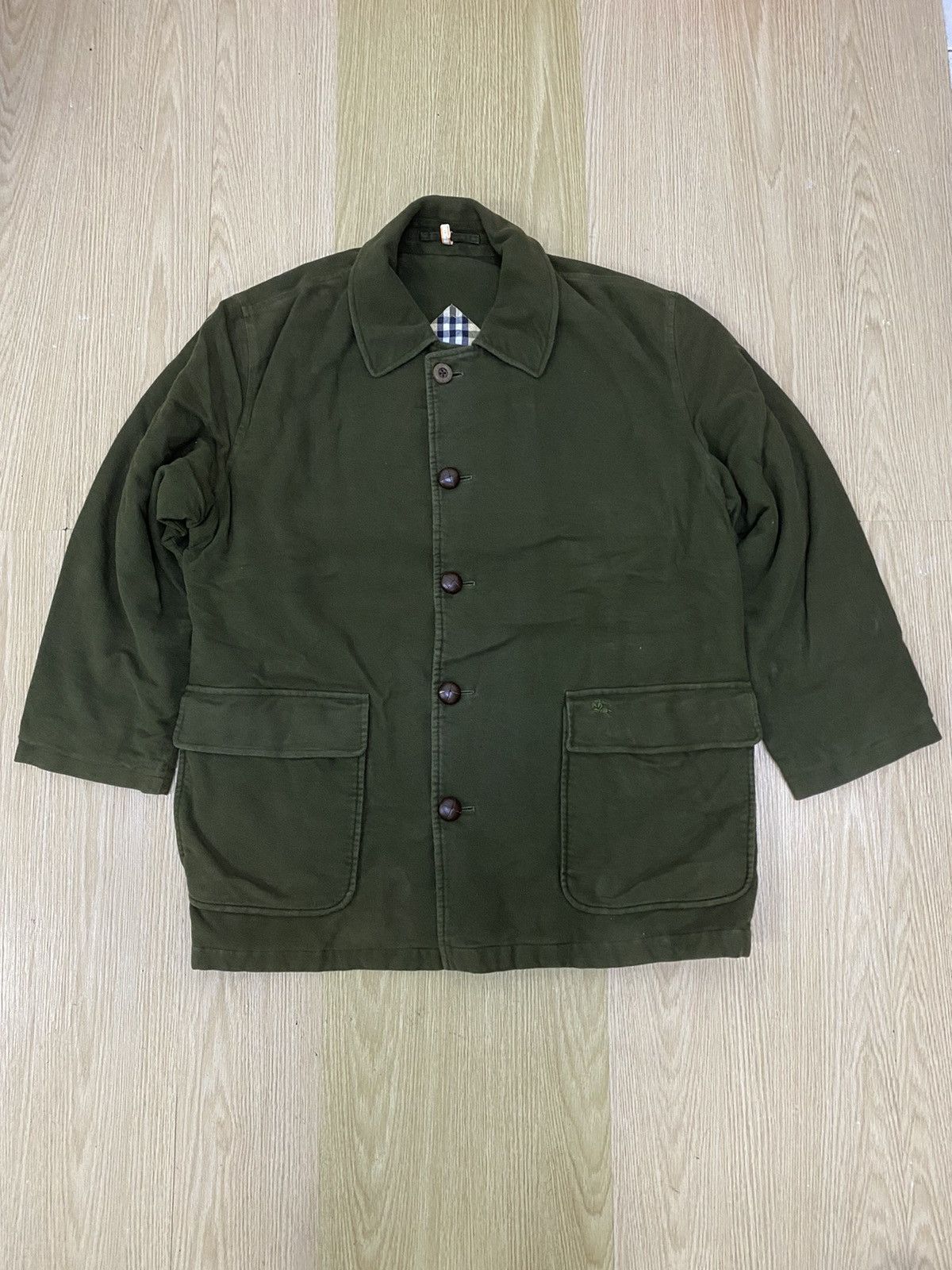 image of Burberrys England Coat Jacket in Green, Men's (Size Large)