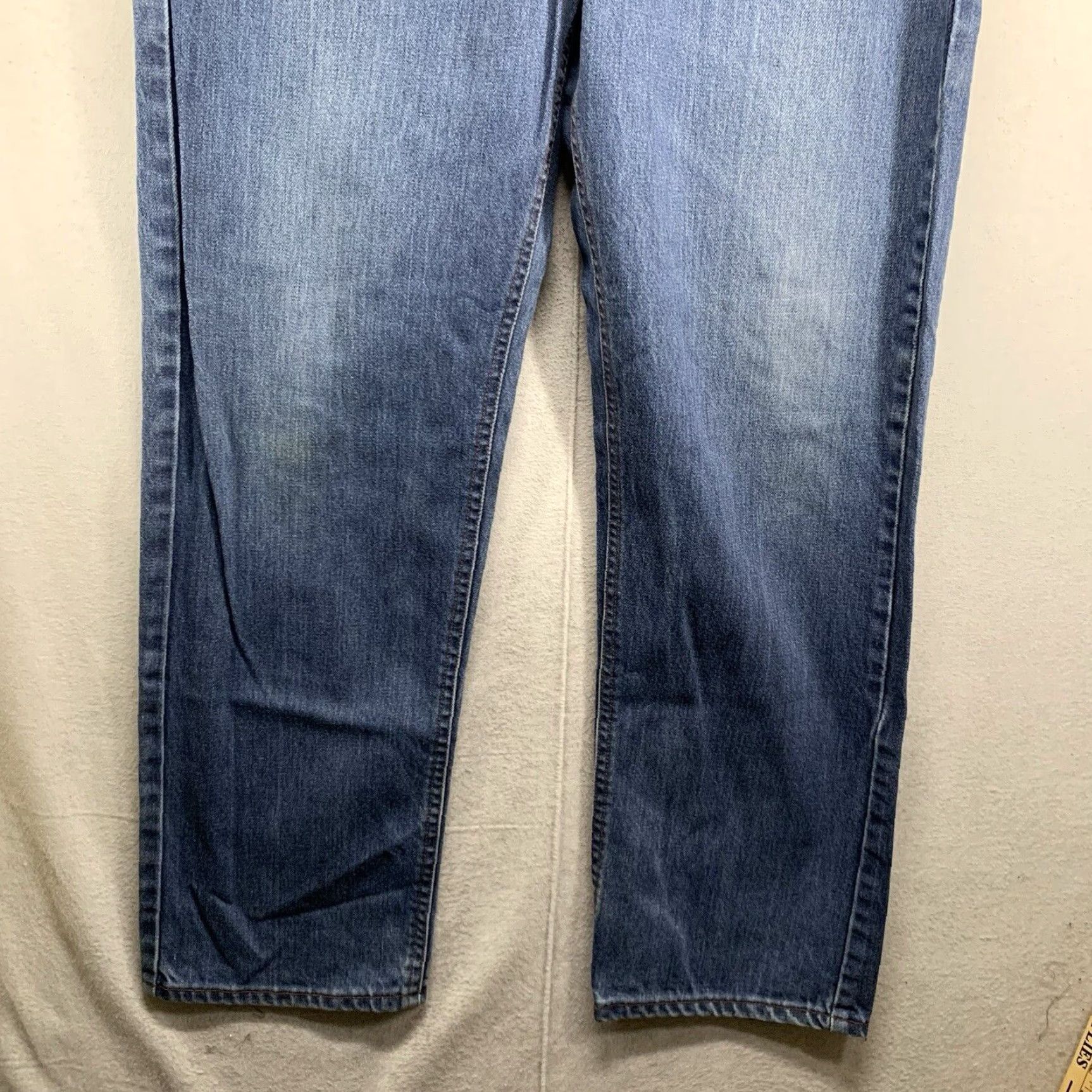 Carhartt VINTAGE Carhartt FR Flame Resistant Jeans Men's 38x33 Denim Work Pants Straight Fit Blue Size US 38 / EU 54 - 6 Thumbnail