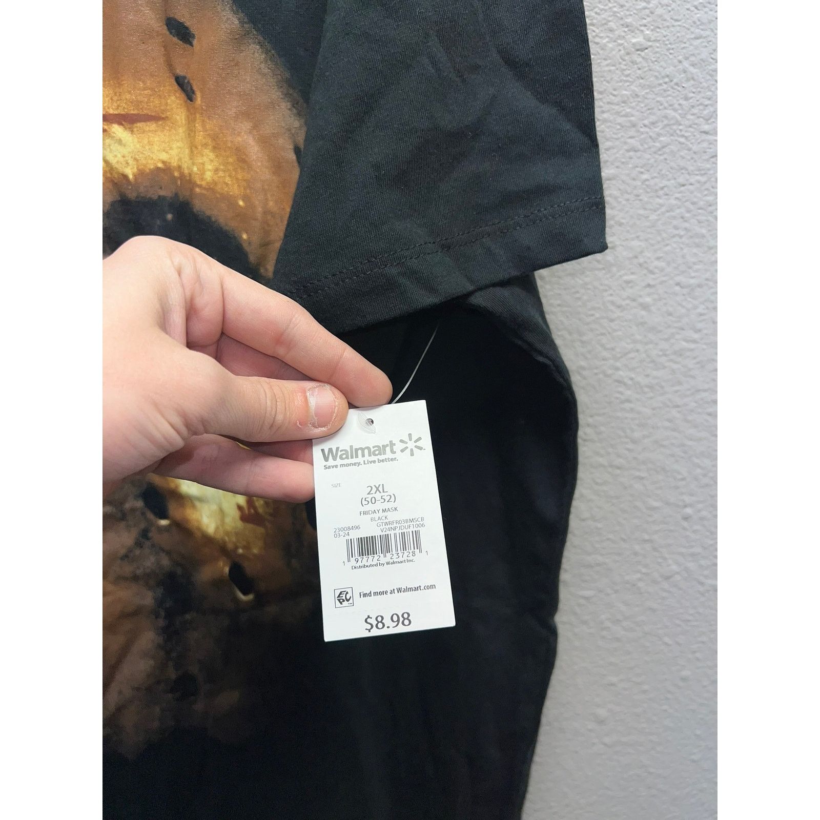 Vintage Friday The 13th Shirt Jason Voorhees Friday Mask Tee NWT 2XL Size US XXL / EU 58 / 5 - 4 Thumbnail
