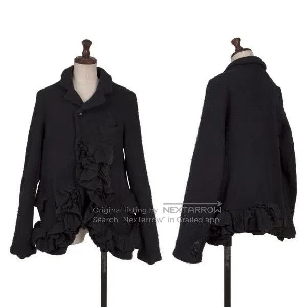 Comme des Garcons Comme Des Garcons Black Vintage Lace Design Top Size S / US 4 / IT 40 - 1 Thumbnail