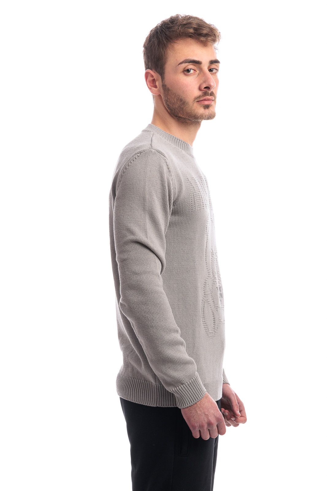 Moschino o1y0225 Logo Sweater in Grey Size US M / EU 48-50 / 2 - 3 Thumbnail