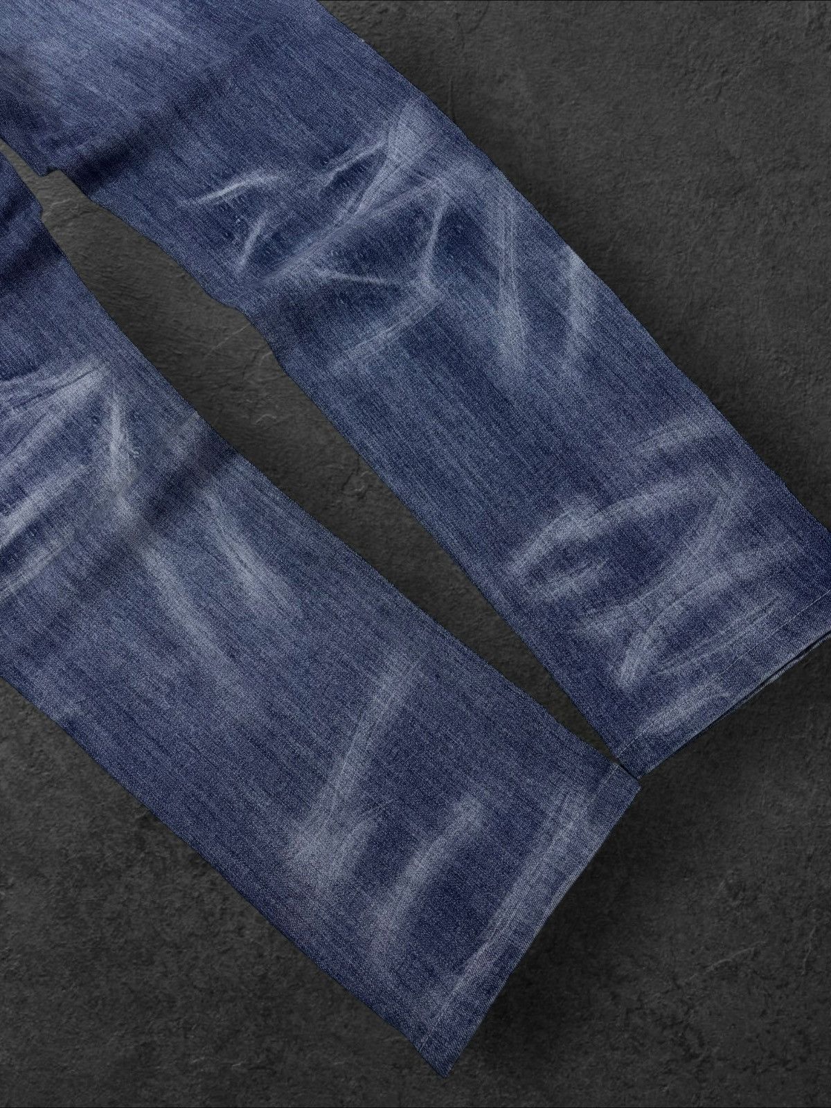semanticdesign Semanticdesign Gold White Whisker Faded Jeans Size US 31 - 6 Thumbnail