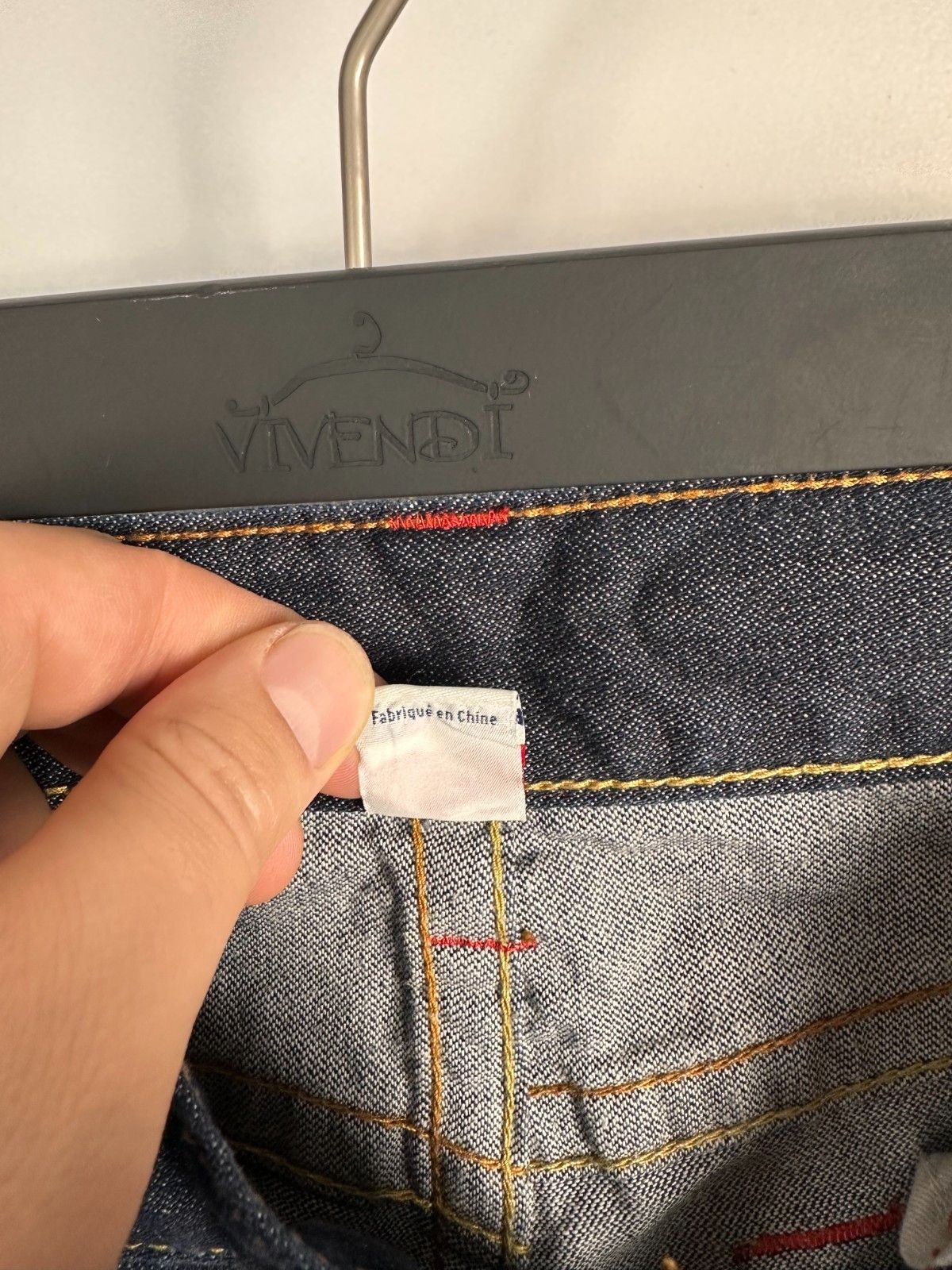 True Religion True Religion Rocco Relaxed Skinny Jeans Red Stitching Sz 32 Size US 32 / EU 48 - 10 Thumbnail