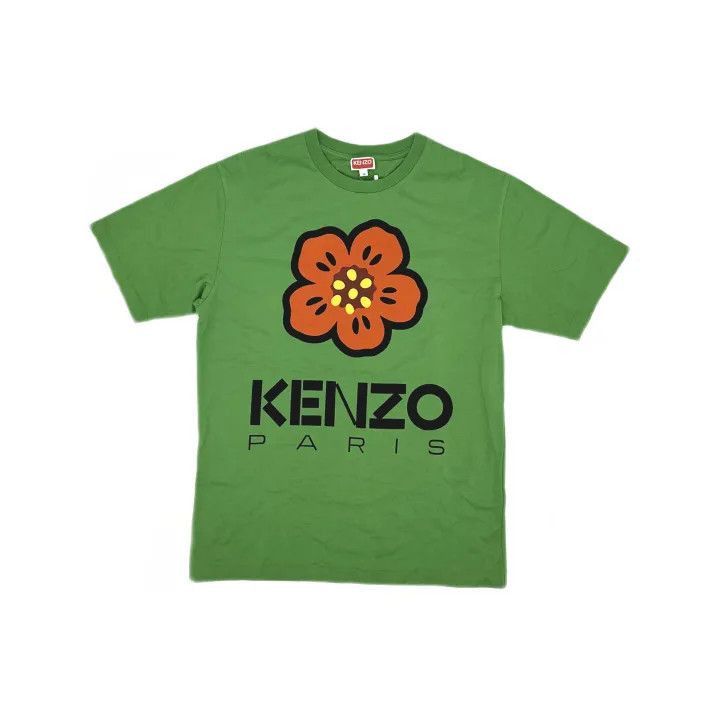 Kenzo KENZO Green Boke Flower Short Sleeve T-Shirt -2507 Size US M / EU 48-50 / 2 - 2 Thumbnail