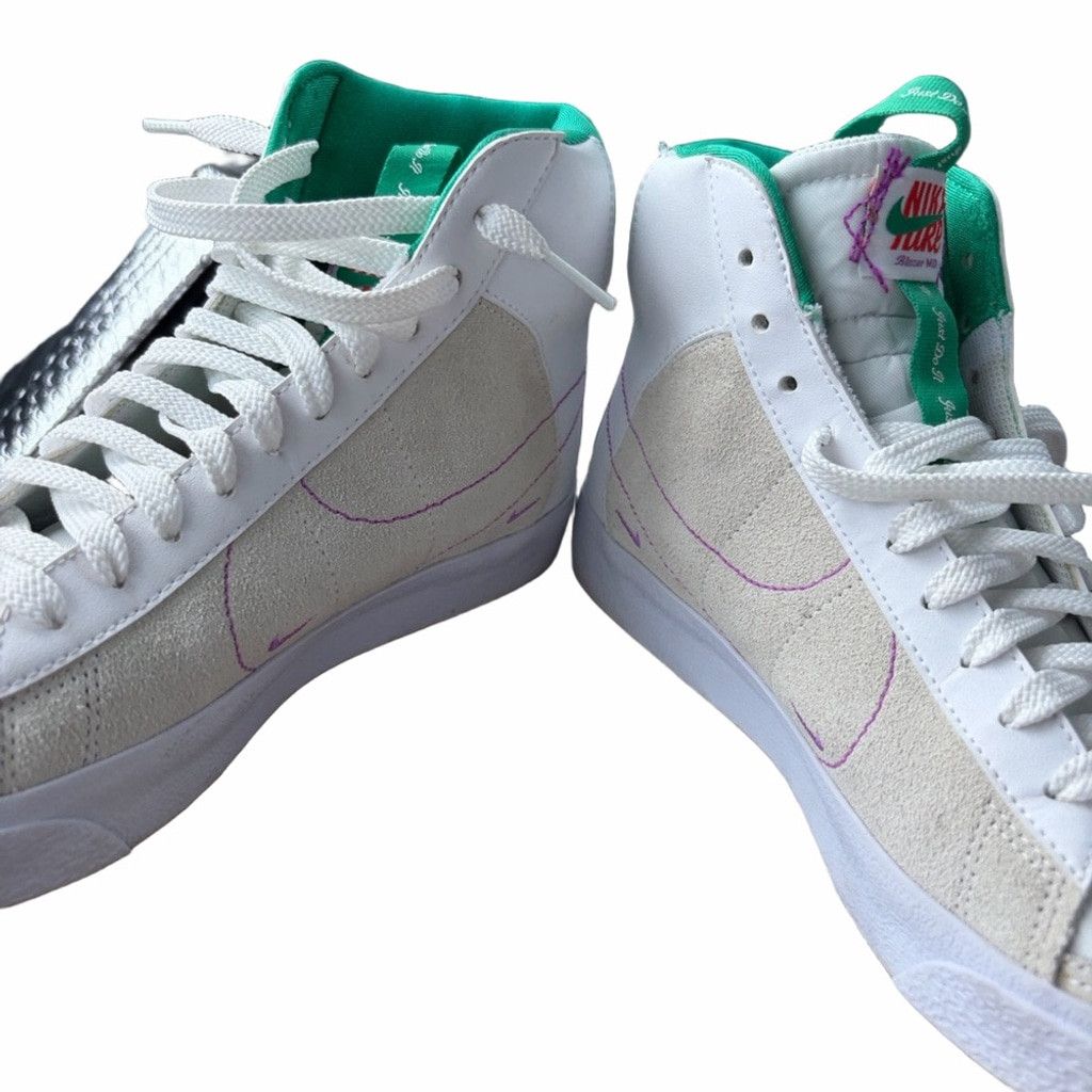 Nike Nike Blazer Mid White Sneakers | EUC | Sz 8.5w/7y Size US 8.5 / IT 38.5 - 5 Thumbnail
