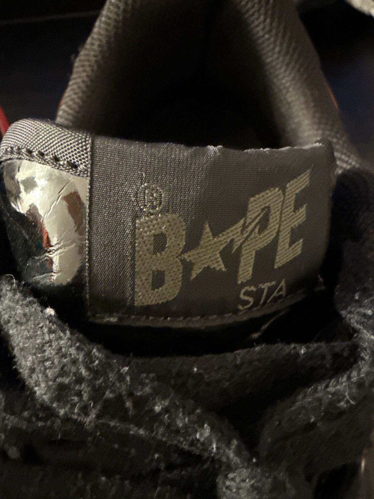 Bape Bapesta low black shark face Size US 10 / EU 43 - 8 Thumbnail