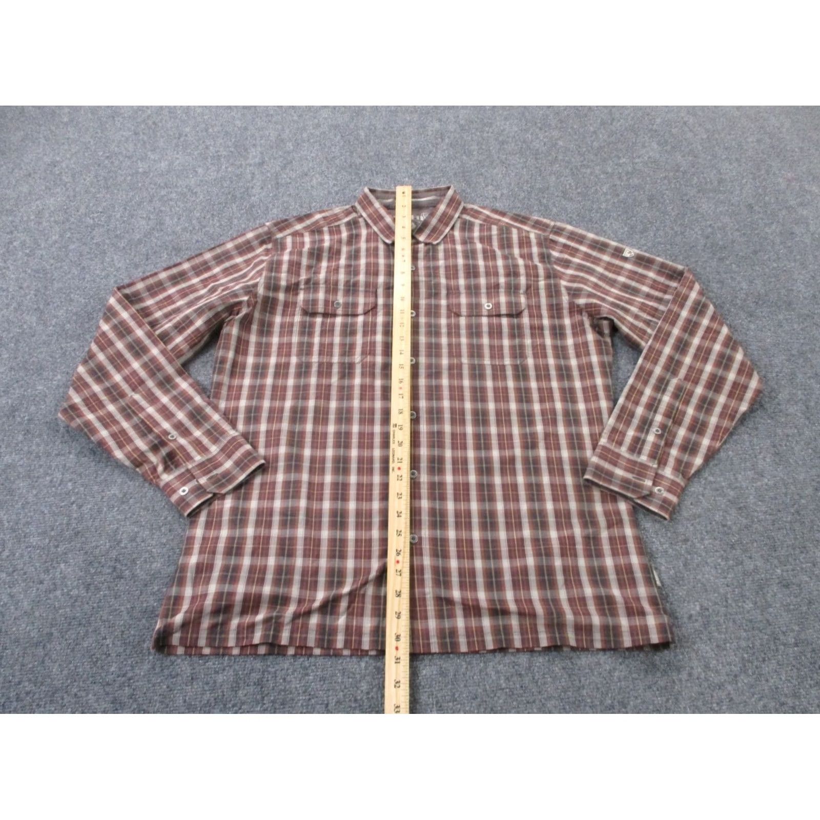 Vintage Kuhl Shirt Mens L Red Plaid Lightweight Work Outdoors Western Button-Up Size US L / EU 52-54 / 3 - 3 Thumbnail