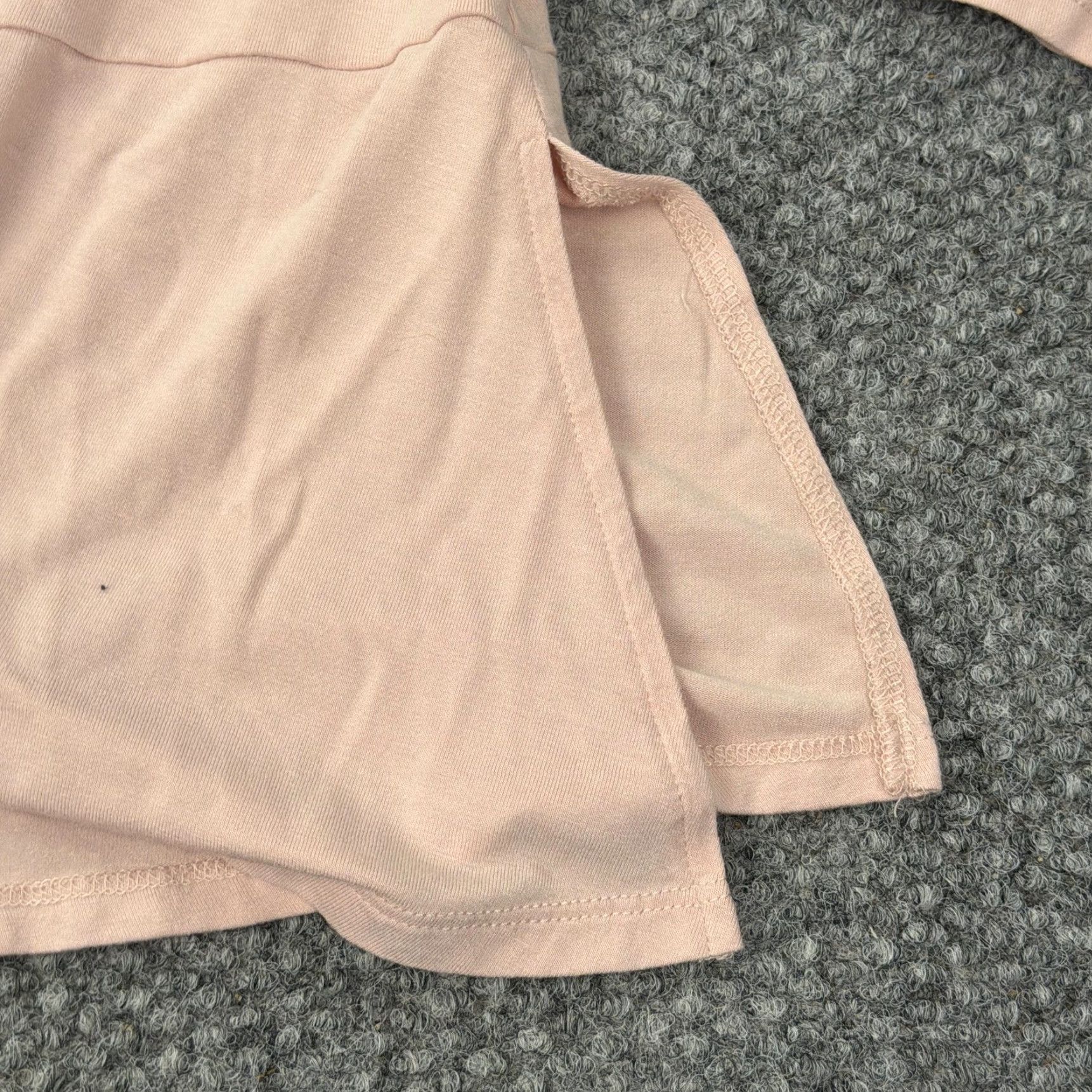 Adrianna Papell Adrianna Papell Shirt Womens Large Pink Tunic Top 3/4 Sleeve Lace Trim Size L / US 10 / IT 46 - 4 Thumbnail