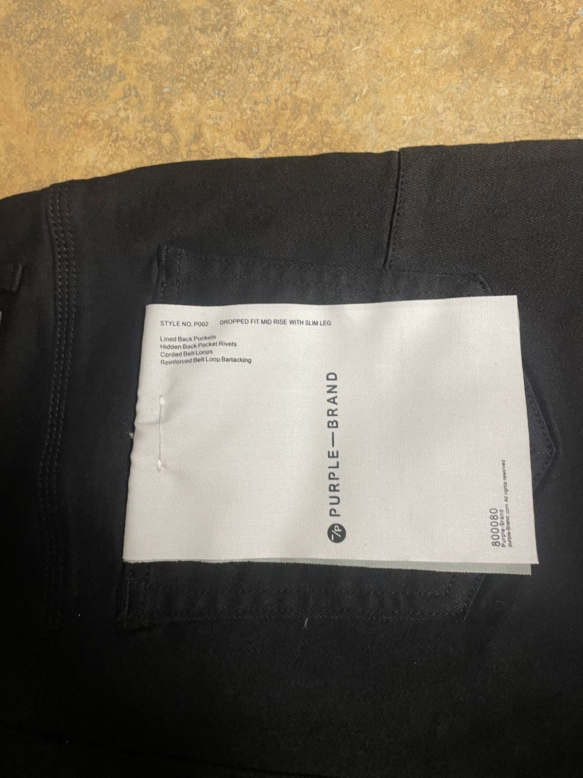 Purple Brand Purple Jeans (Black) Size US 32 / EU 48 - 5 Thumbnail