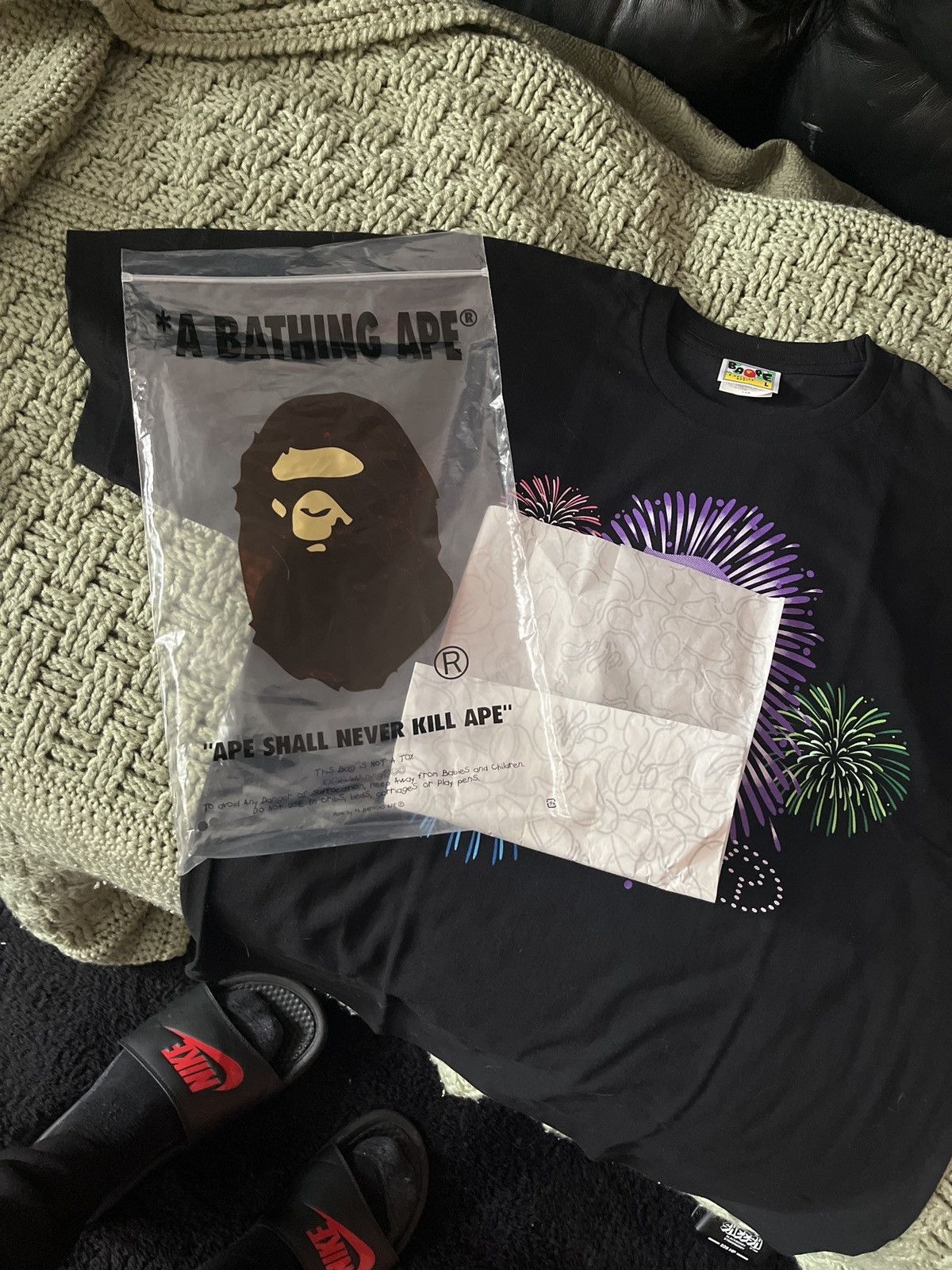 Bape Fire works bape head Size US L / EU 52-54 / 3 - 7 Thumbnail