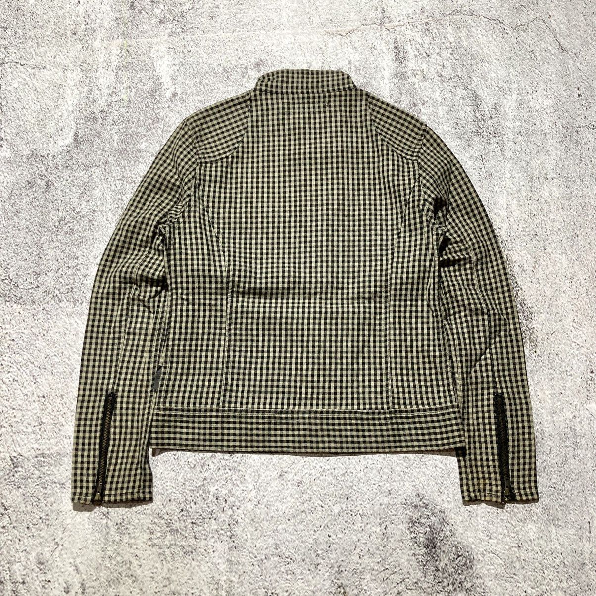 Japanese Brand 2000s Ehypenworld Gallery Asymastrical Bikers Jacket Plaid Size US XS / EU 42 / 0 - 13 Thumbnail