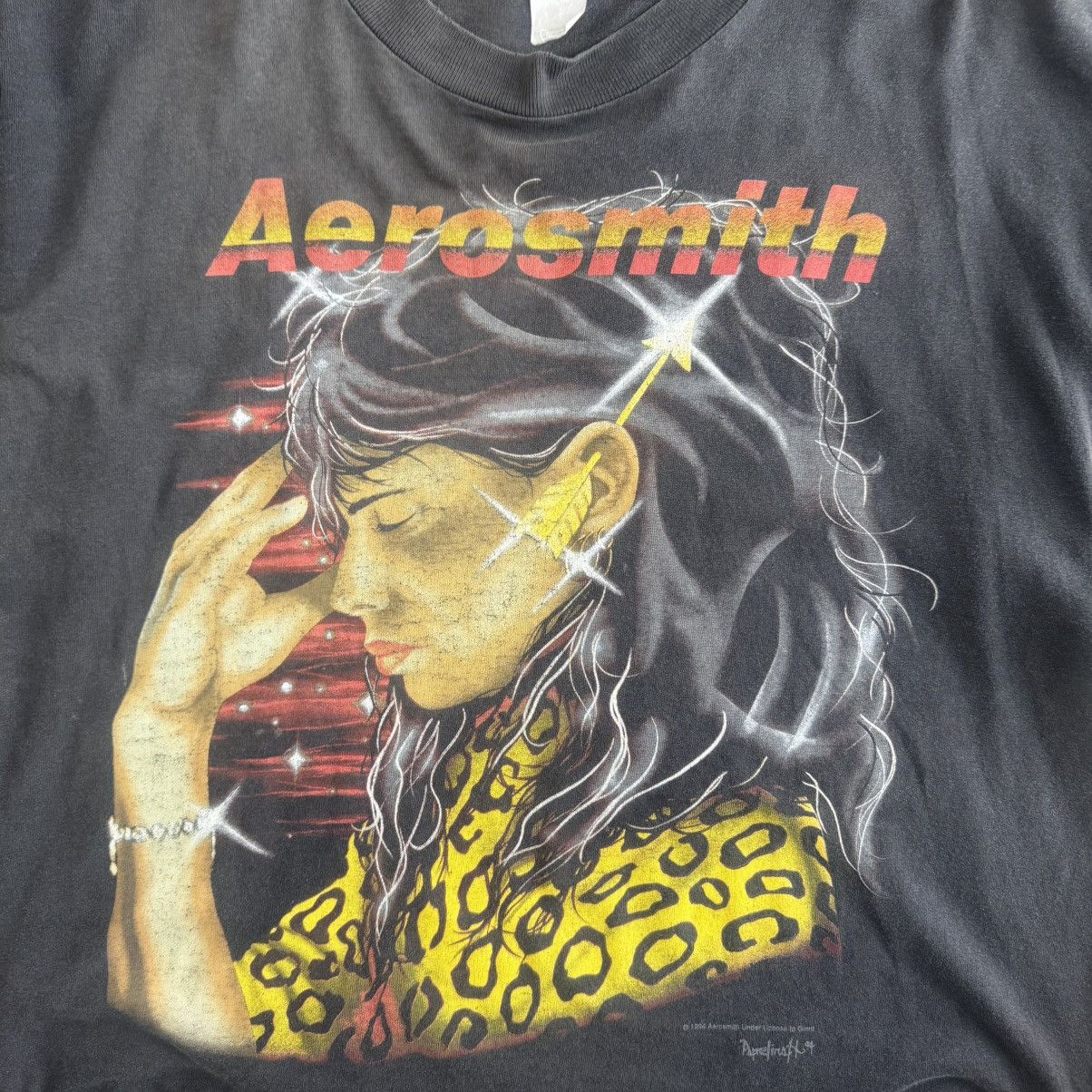 Aerosmith Vtg Aerosmith 1994 faded tee Size US XL / EU 56 / 4 - 5 Thumbnail
