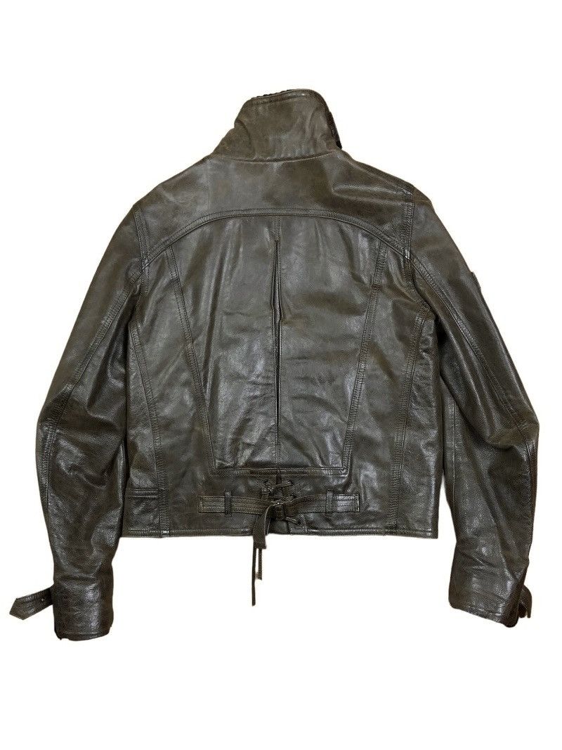 Diesel Diesel Style Lab Asymmetrical Leather Jacket Size L / US 10 / IT 46 - 2 Thumbnail