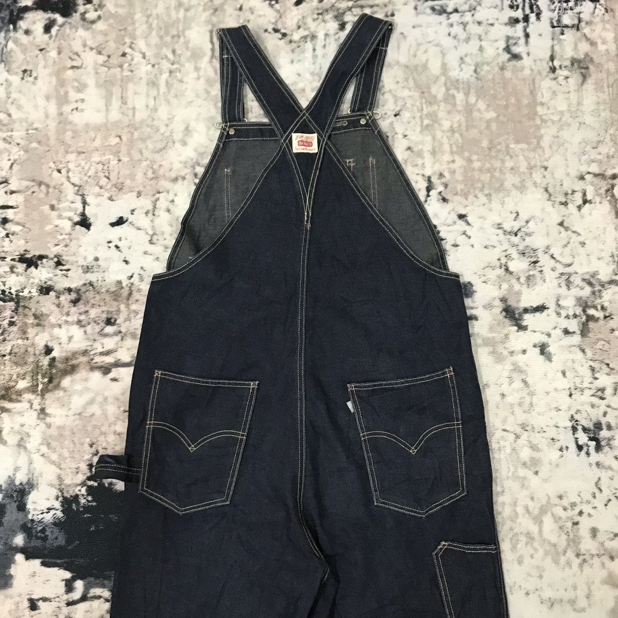 Levi's Vintage Clothing × Vintage Vintage Levis Silvertab Carpenter Denim Overalls Jeans Size US 38 / EU 54 - 13 Thumbnail
