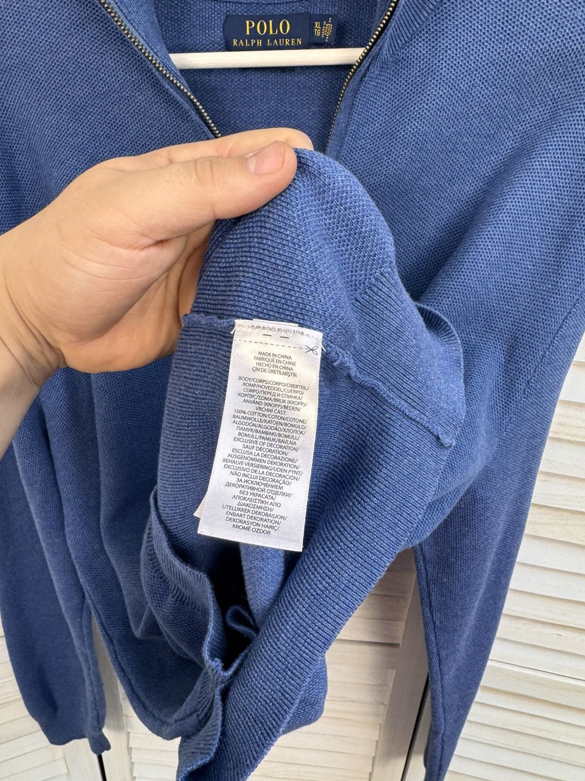 Polo Ralph Lauren Men's Sweater 1/3 Zip Polo Ralph Lauren Size US XL / EU 56 / 4 - 12 Thumbnail